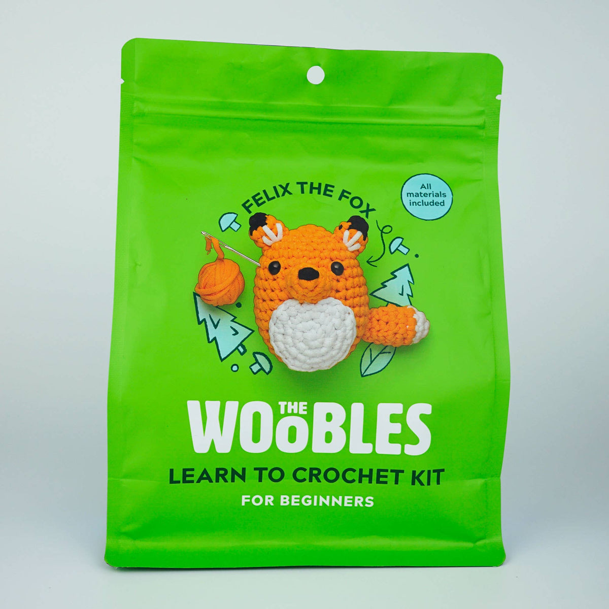 Felix the Fox: The Woobles Learn to Crochet Kit