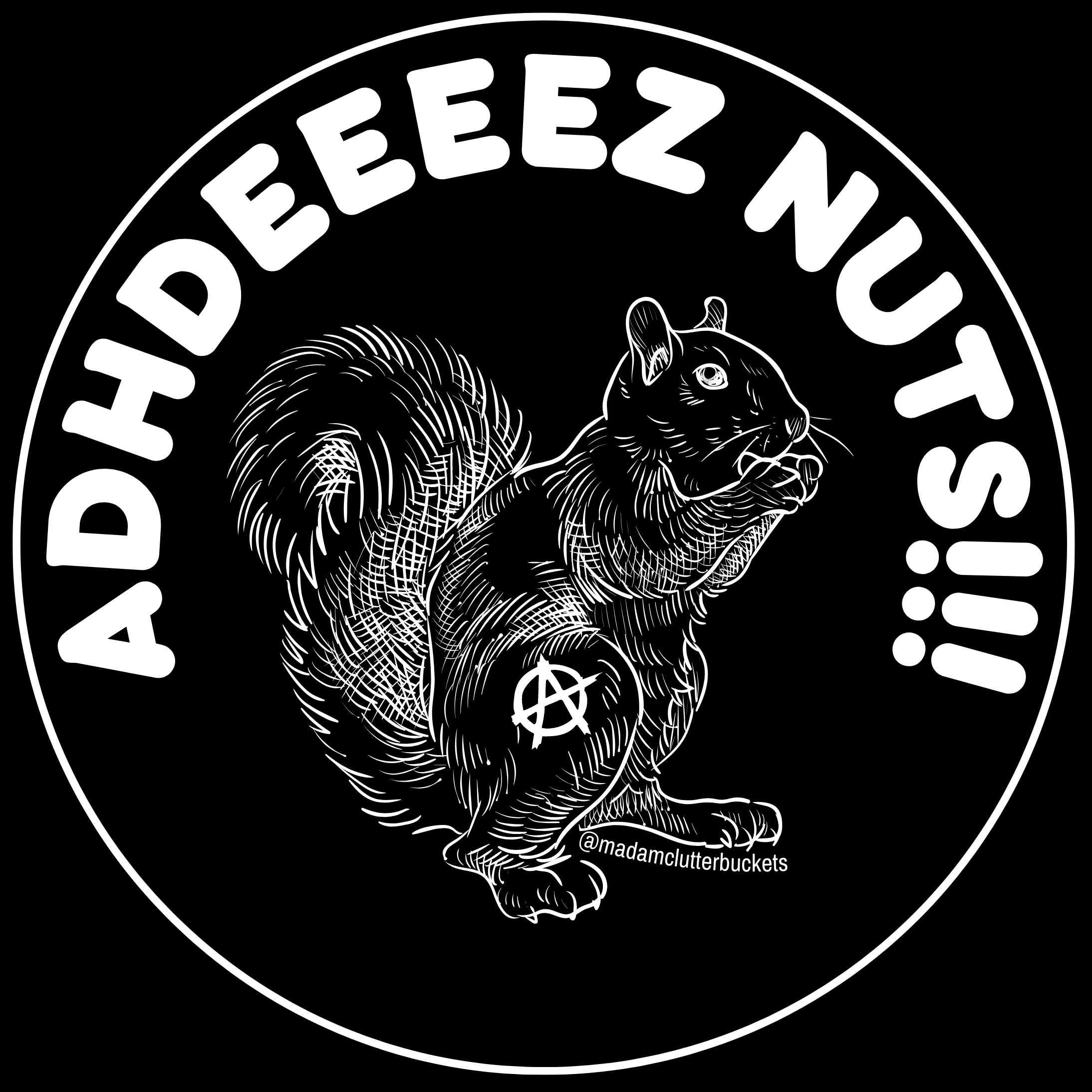 ADHDEEEEZ NUTS!!! Sticker