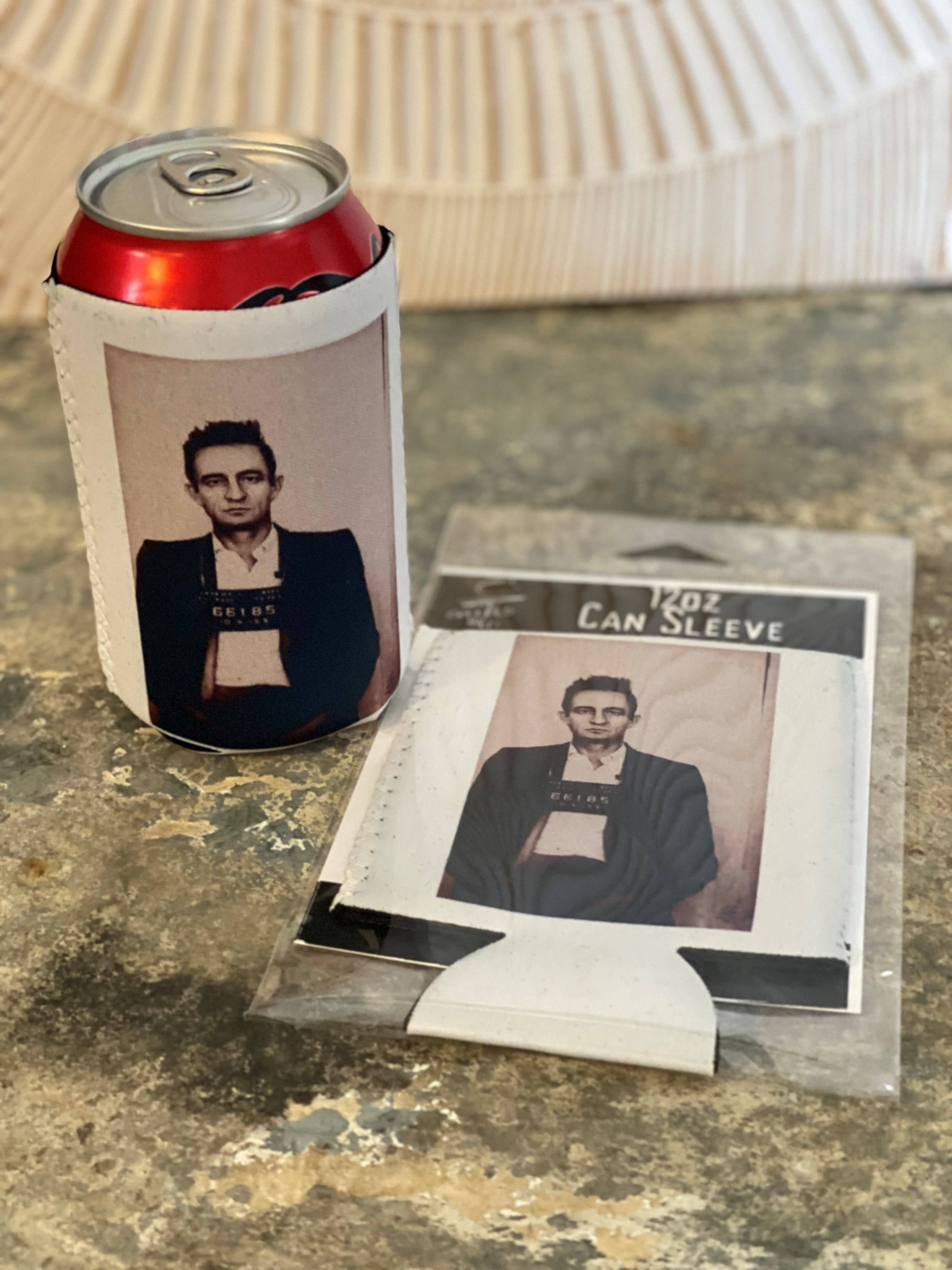 "Johnny Cash" Can Cooler