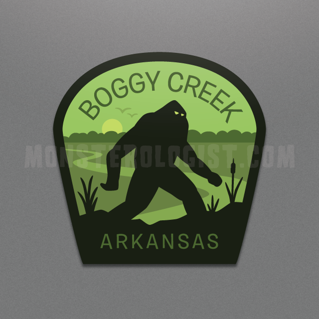 Boggy Creek, Arkansas Travel Sticker Madam Clutterbucket's