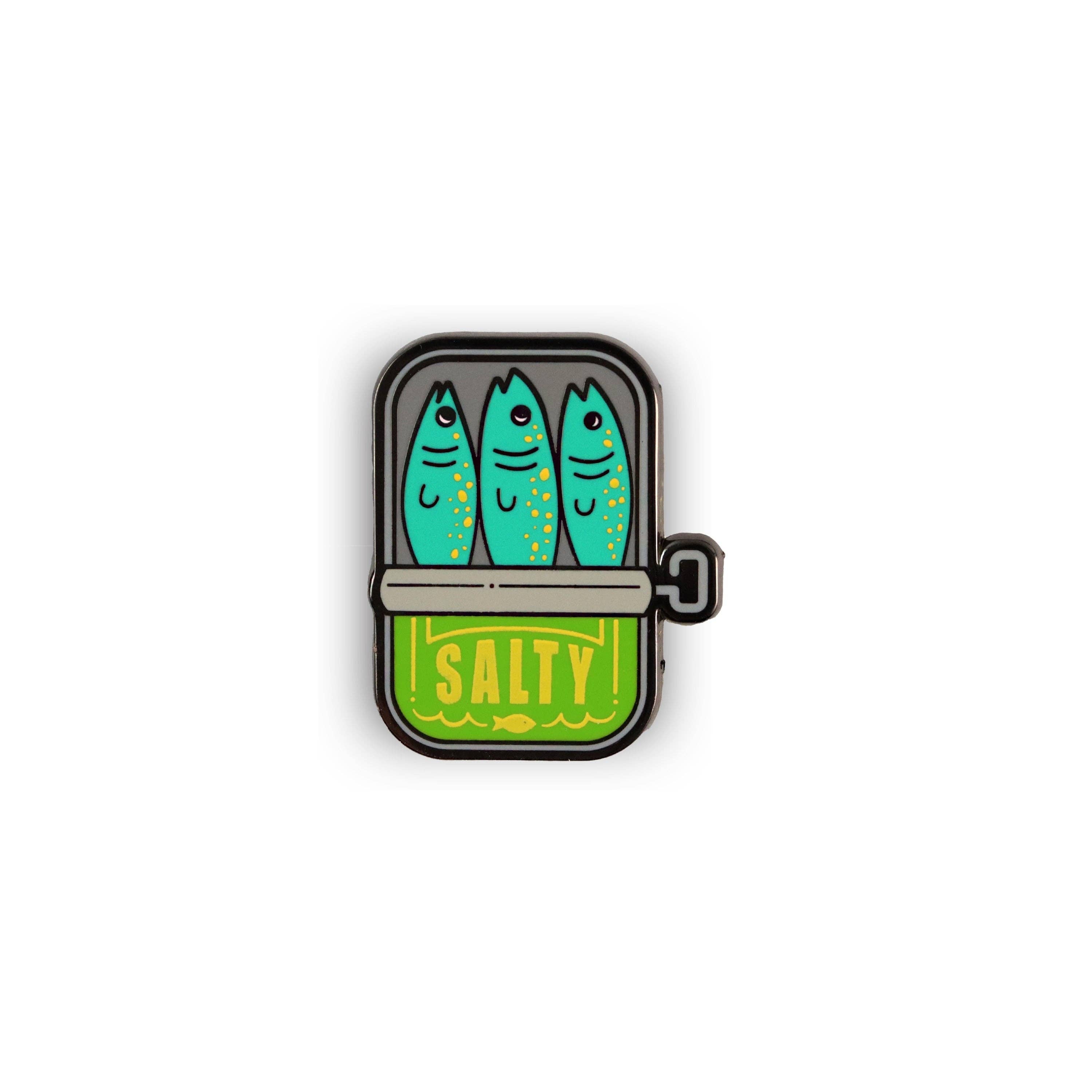 Salty Sardines Hard Enamel Pin