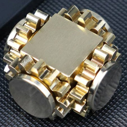 Brass Cube Gears Spinner
