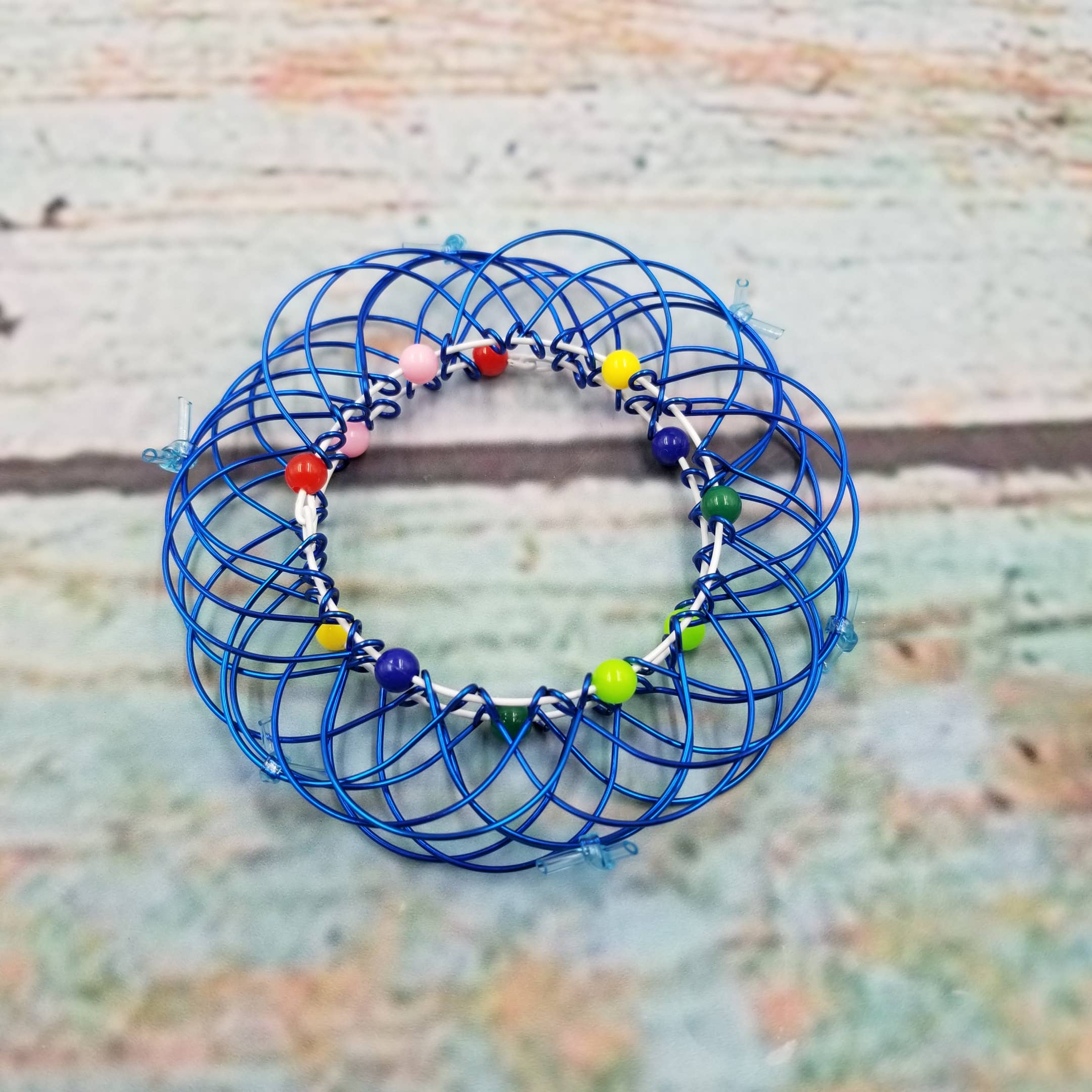 Fidget Toy Decompression Flower Basket Anti-stress Toys: Silver