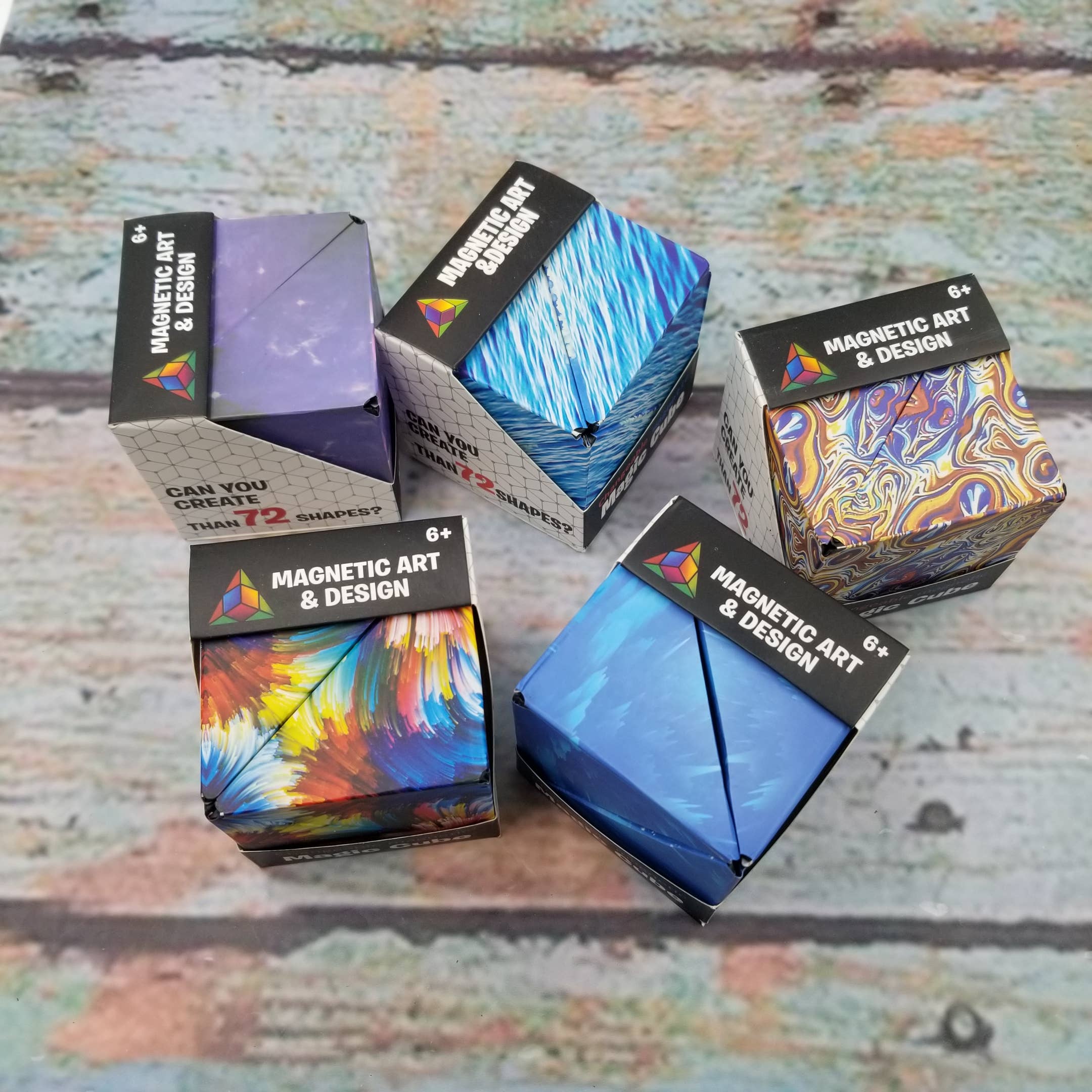 Infinity Magnetic Cube Sensory Fidget in Rainbow