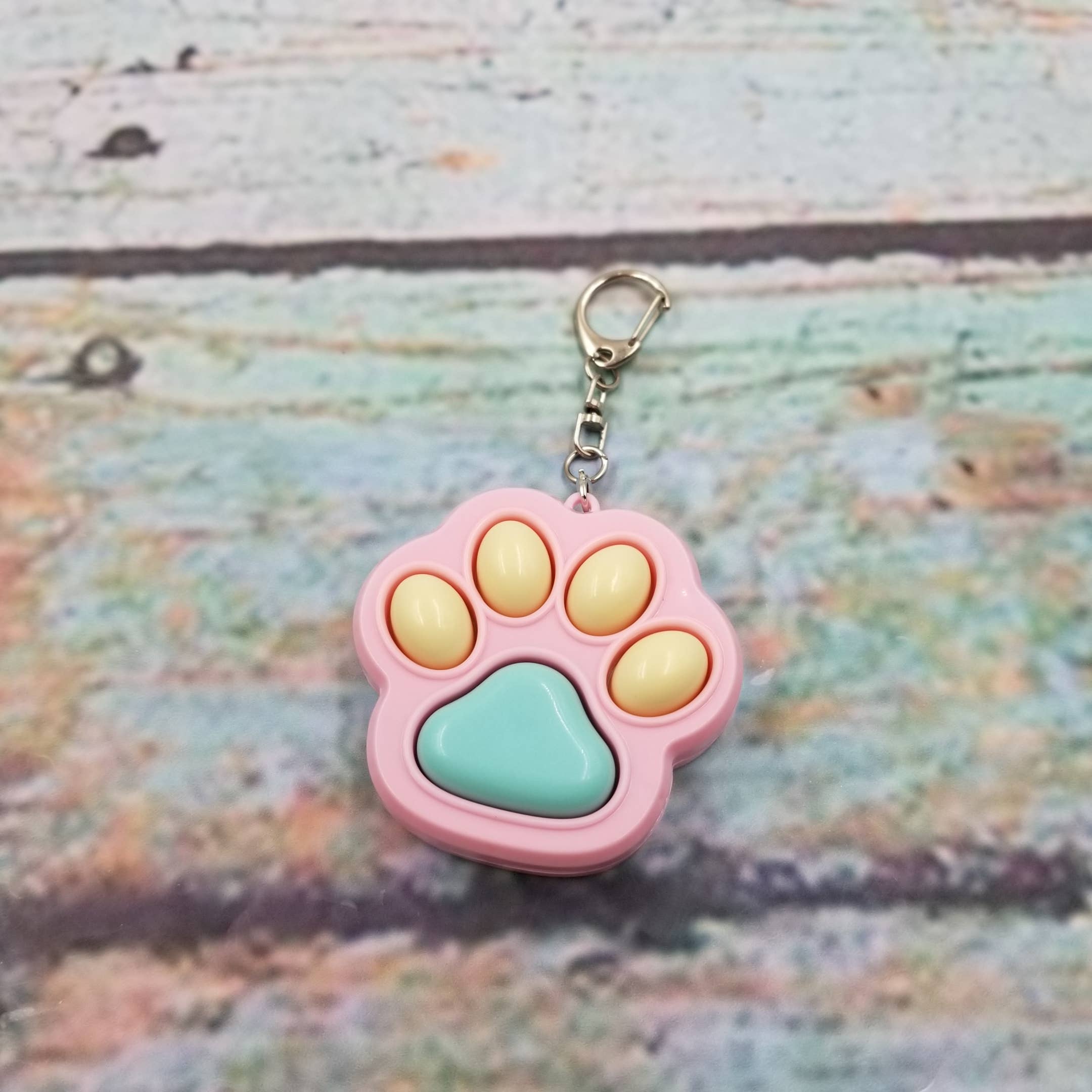 Cat Claw Button Keyboard Keychain Fidget Toys