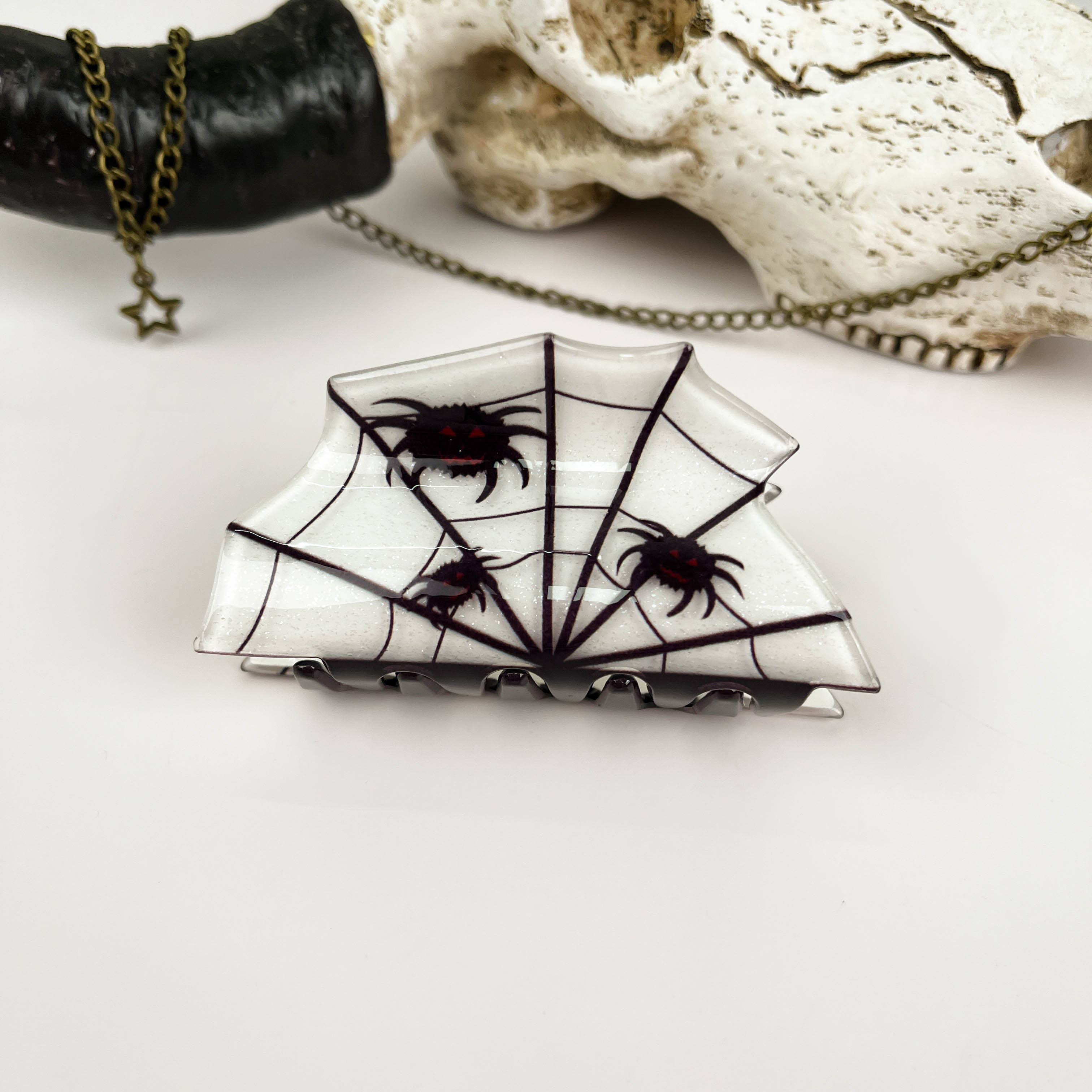 Halloween cute ghost hair claw clip: Bat