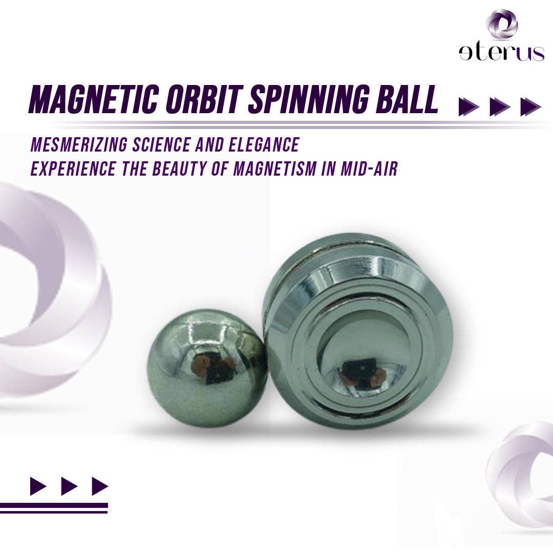 Ergonomic Magnetic Orbit Spinning Ball