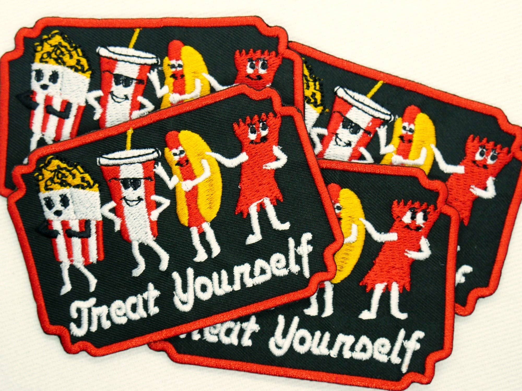 Treat Yourself Movie Lovers Iron On Patch