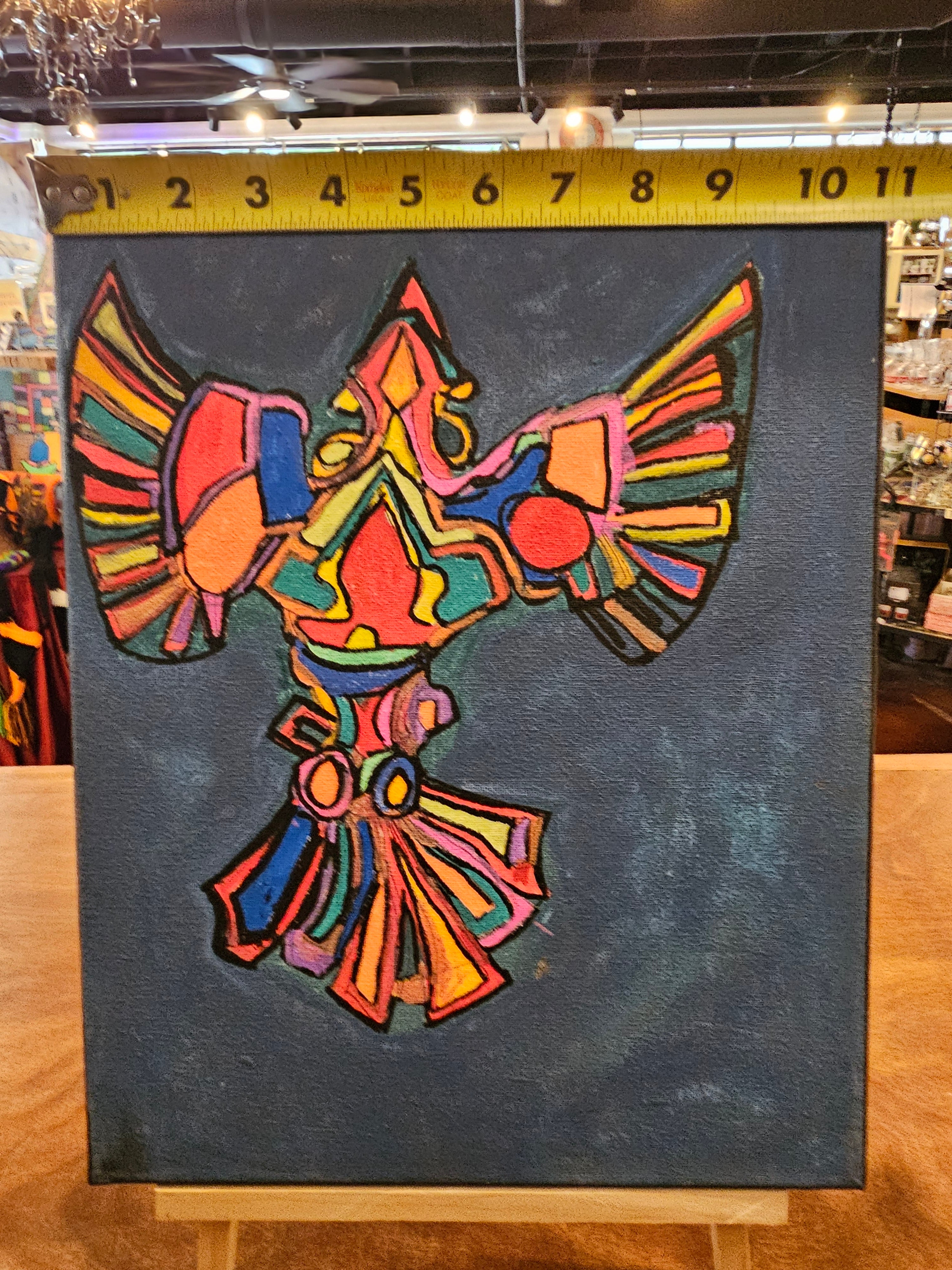 Sequoyah Margroski Acrylic Painting on Canvas - "Assassin's Creed Vahalla"