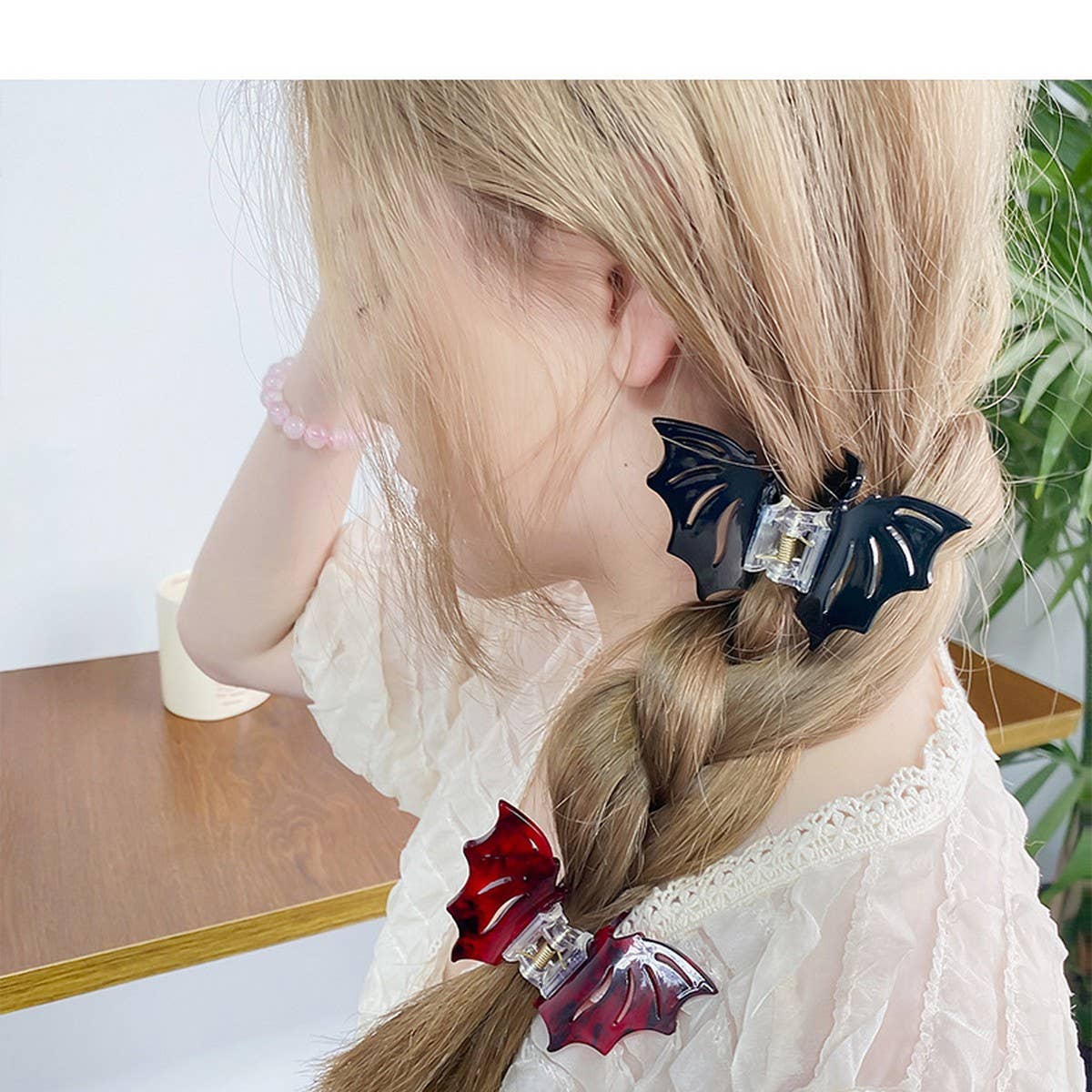 Black BAT WINGS GOTHIC HAIR CLAW