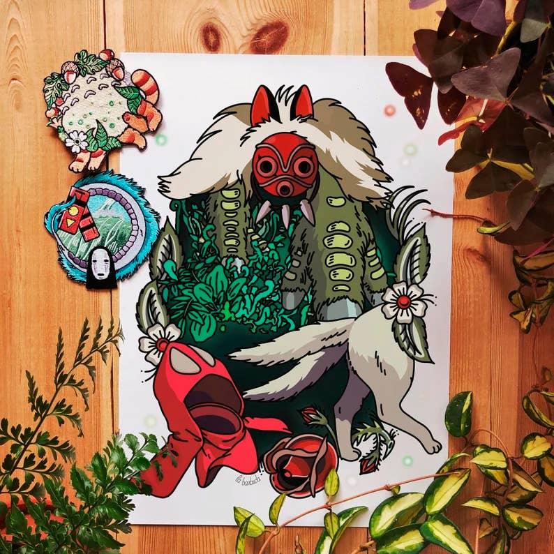 Mononoke Raised by wolves patch