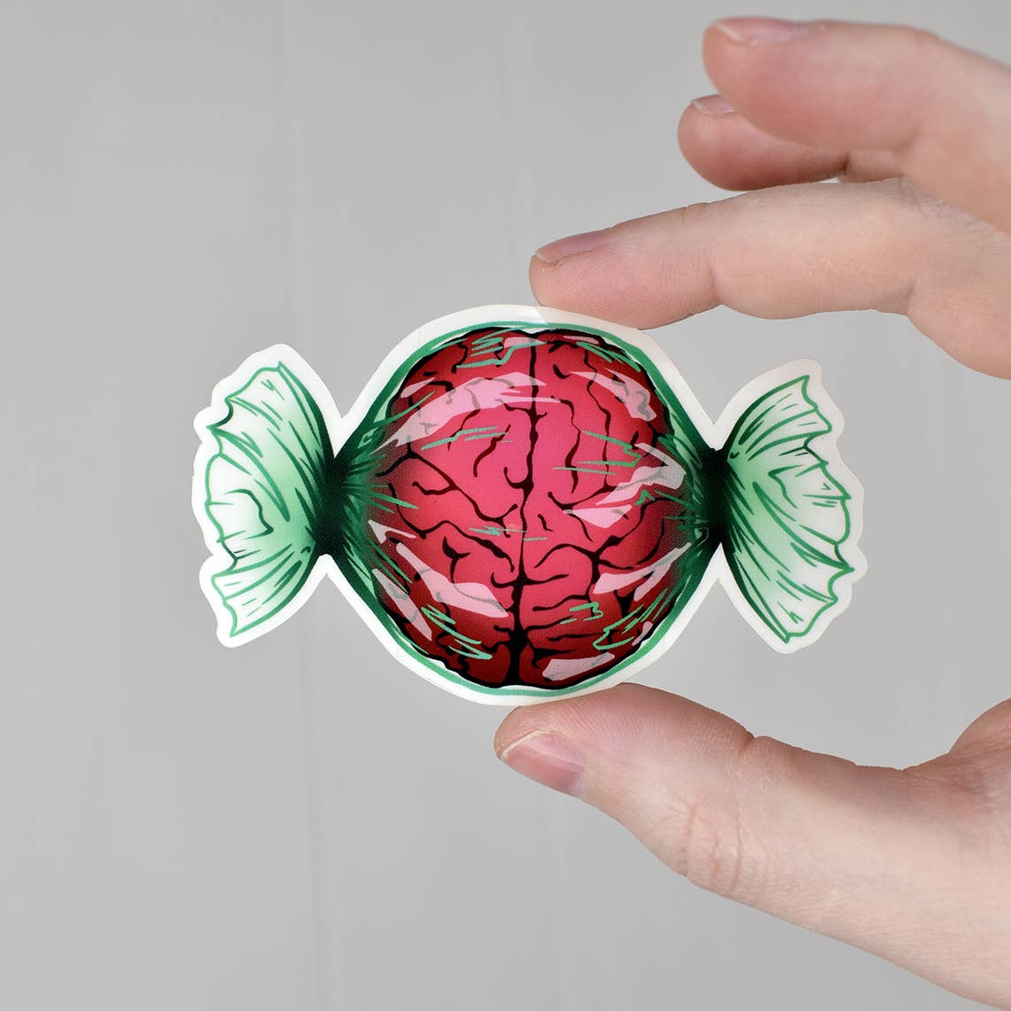 Brain Candy Transparent Vinyl Sticker | Madam Clutterbucket's ...