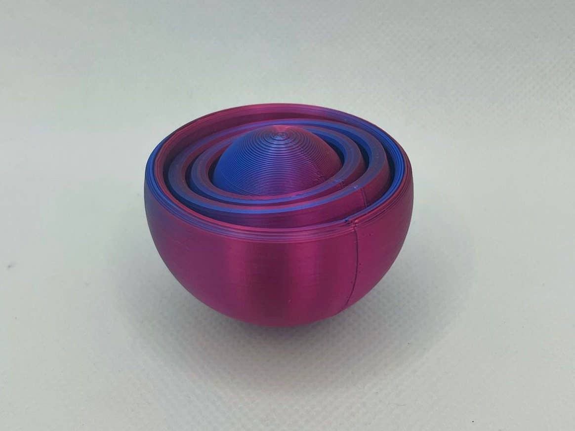 Gyroscope Fidget Spinner - Blue Raspberry