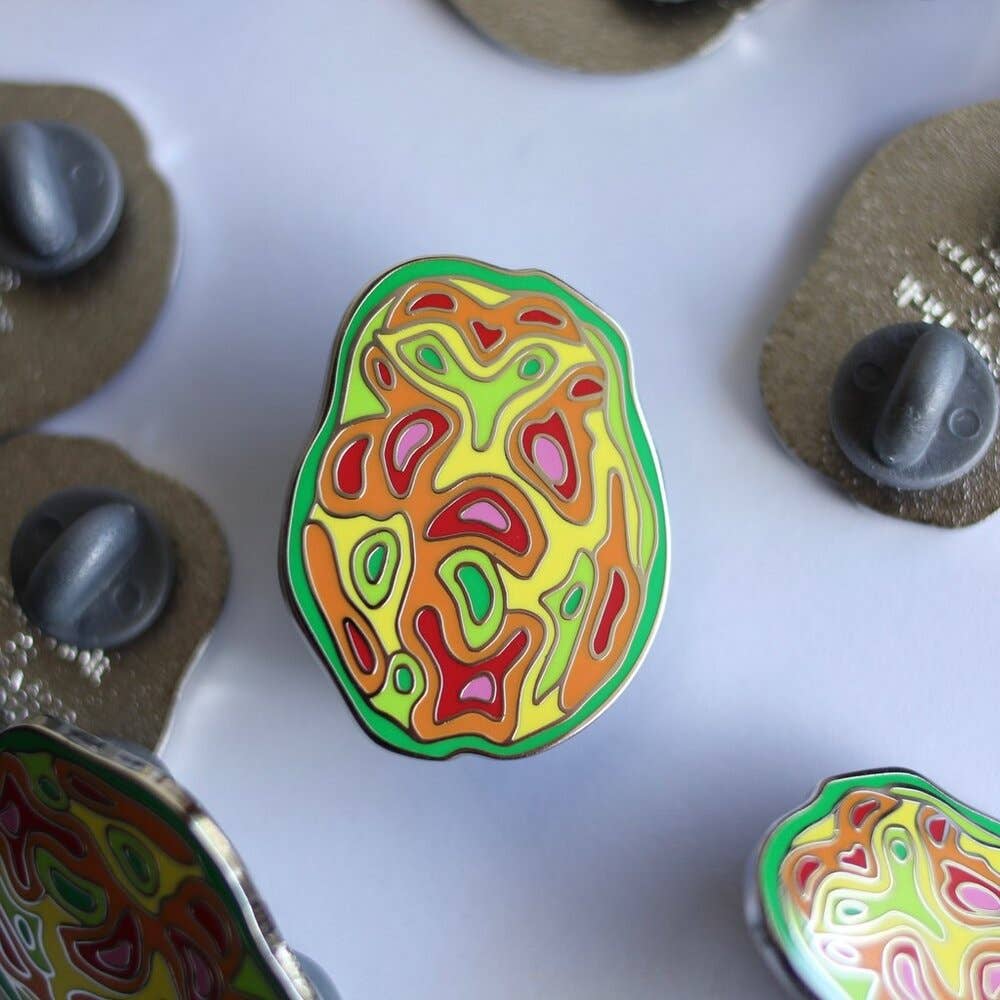 Anxiety Enamel Pins