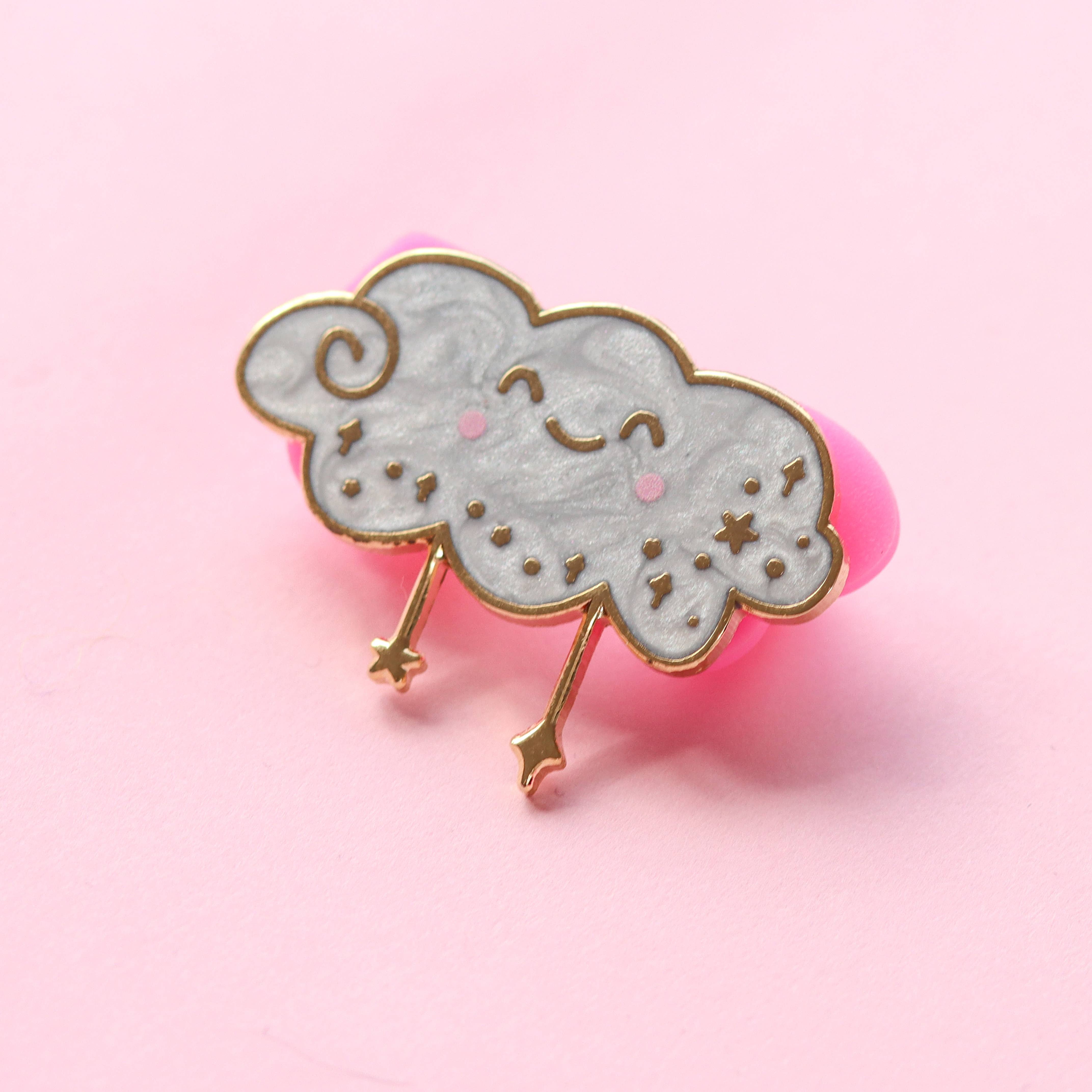 Kawaii Cloud Enamel Pin