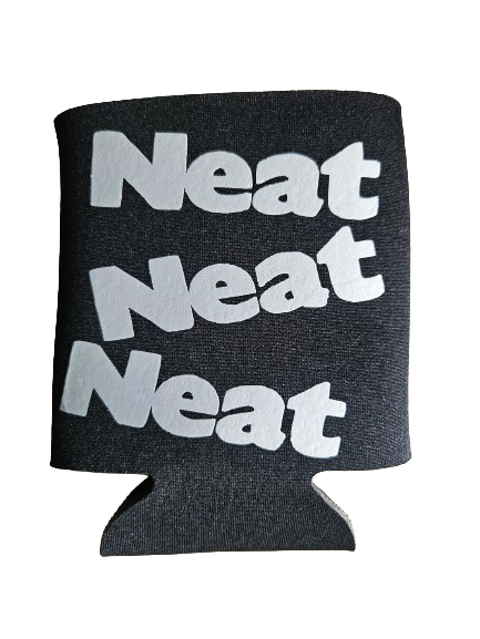 Neat Neat Neat Can Cooler - Silver