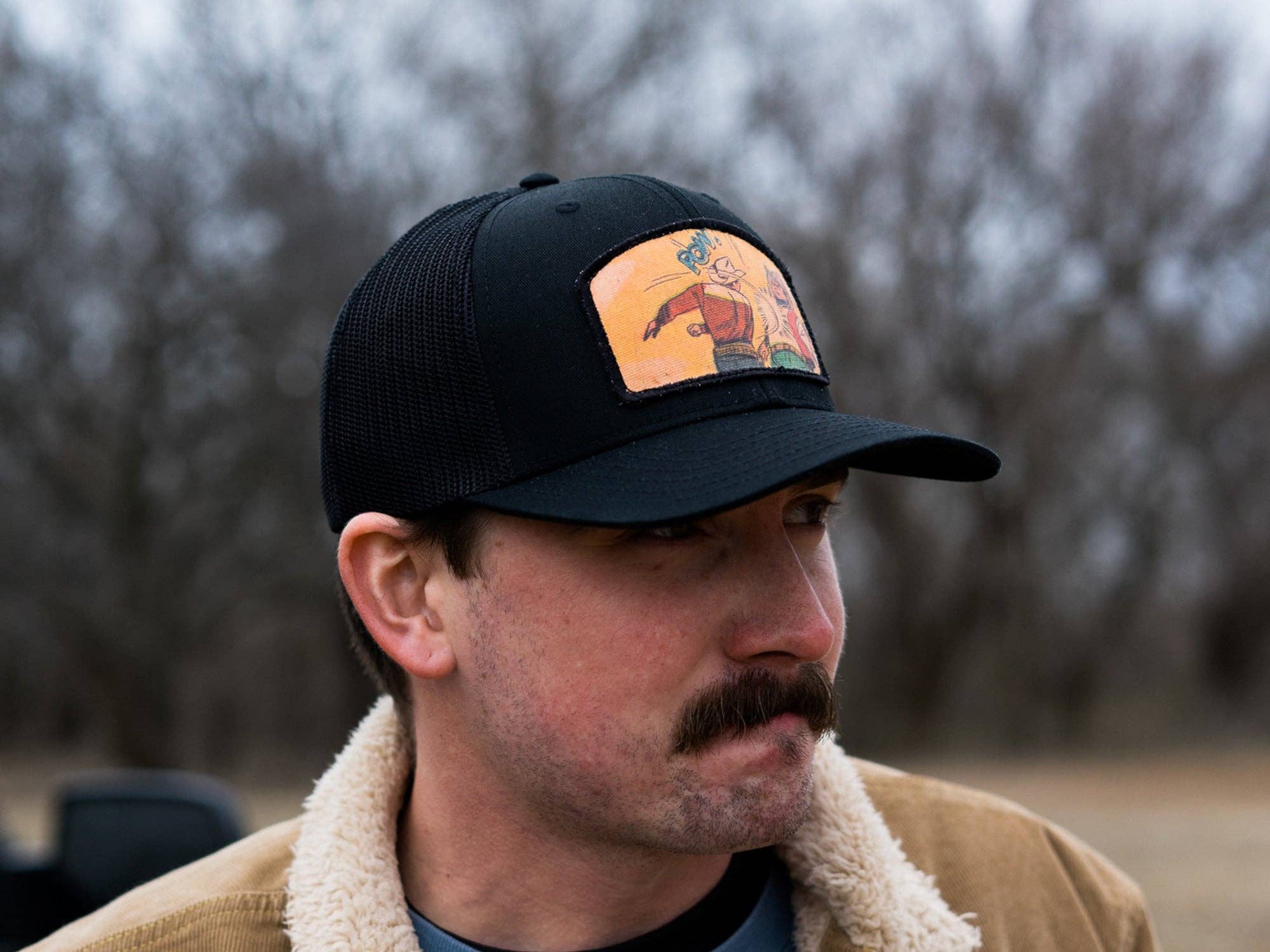 Stormtrooper Trucker Hat: Black
