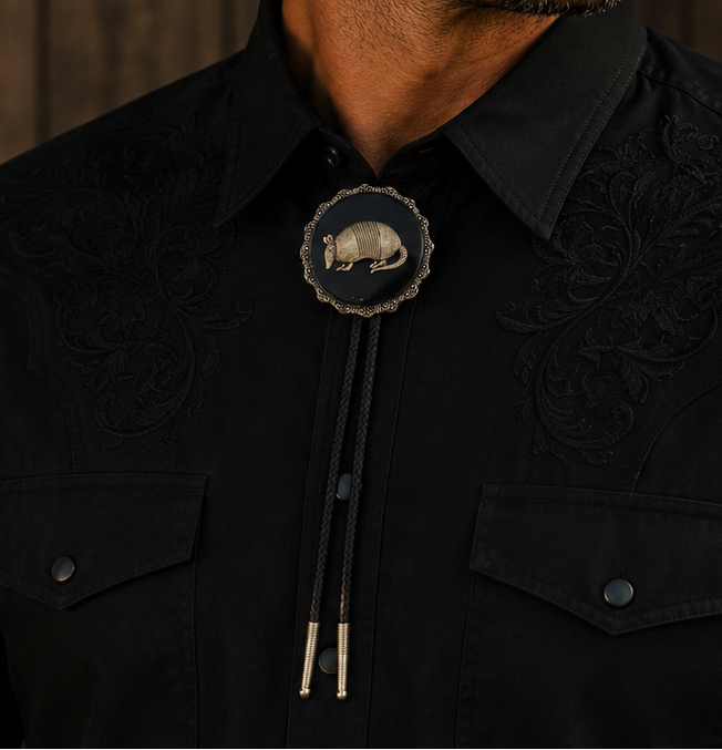 Armadillo Bolo Tie