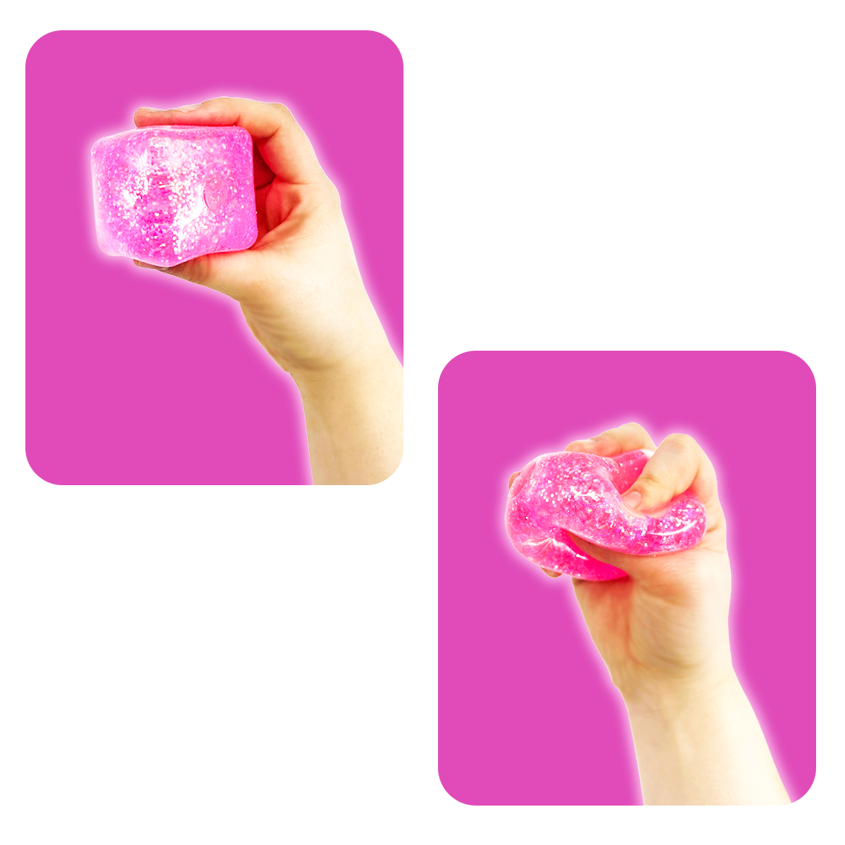 Squish and Squeeze Cube Ball Toy