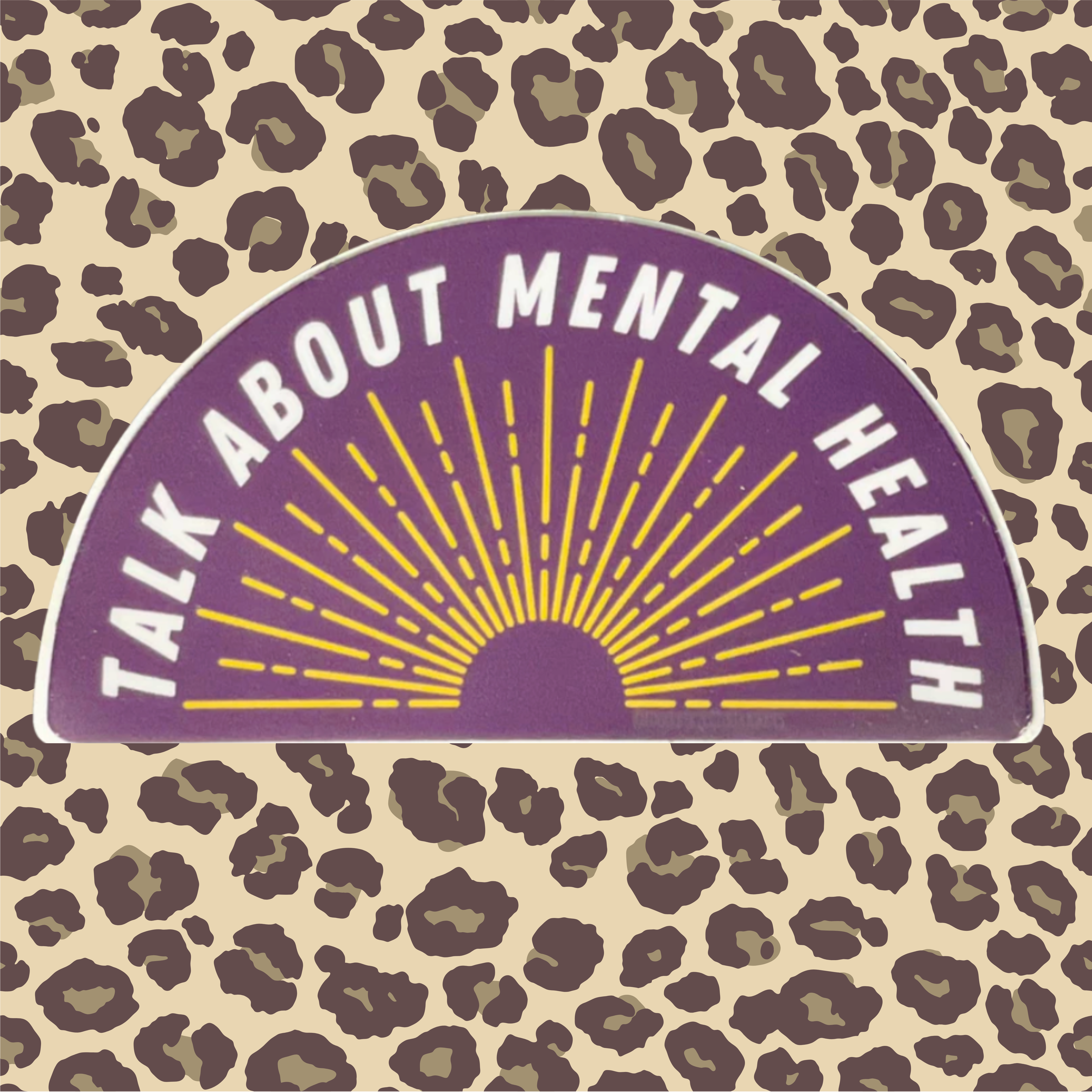 Talk About Mental Health Sticker