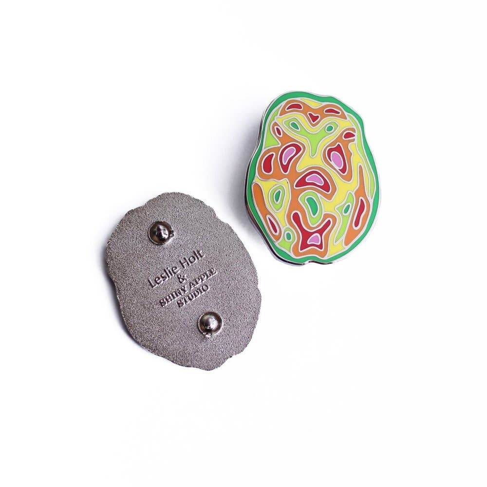 Anxiety Enamel Pins