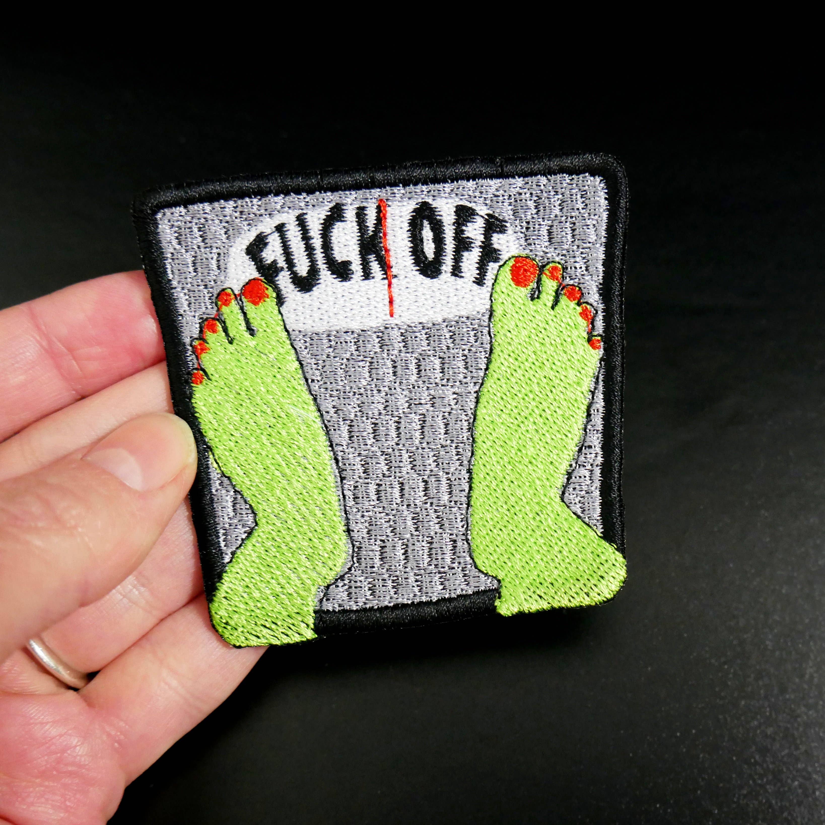 Witches Against Scales Iron On Patch