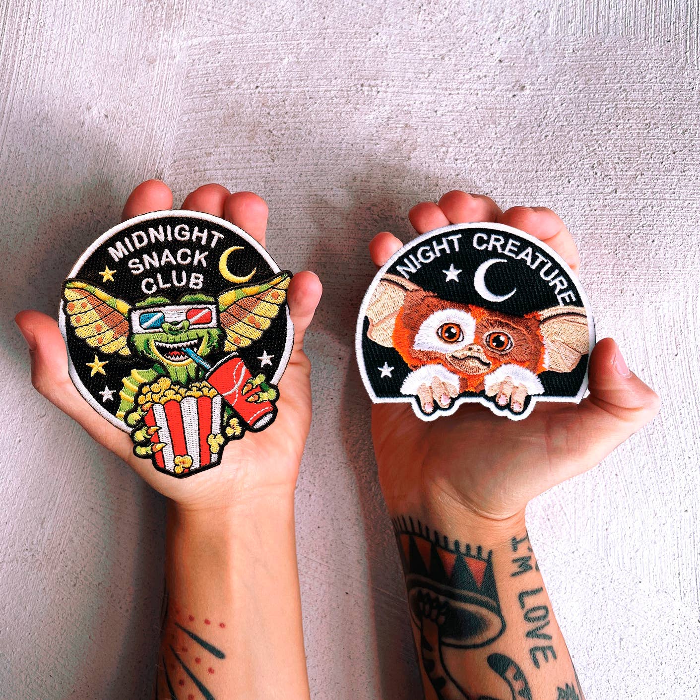 Midnight Snack Club Gremlin Iron On Patch by La Barbuda