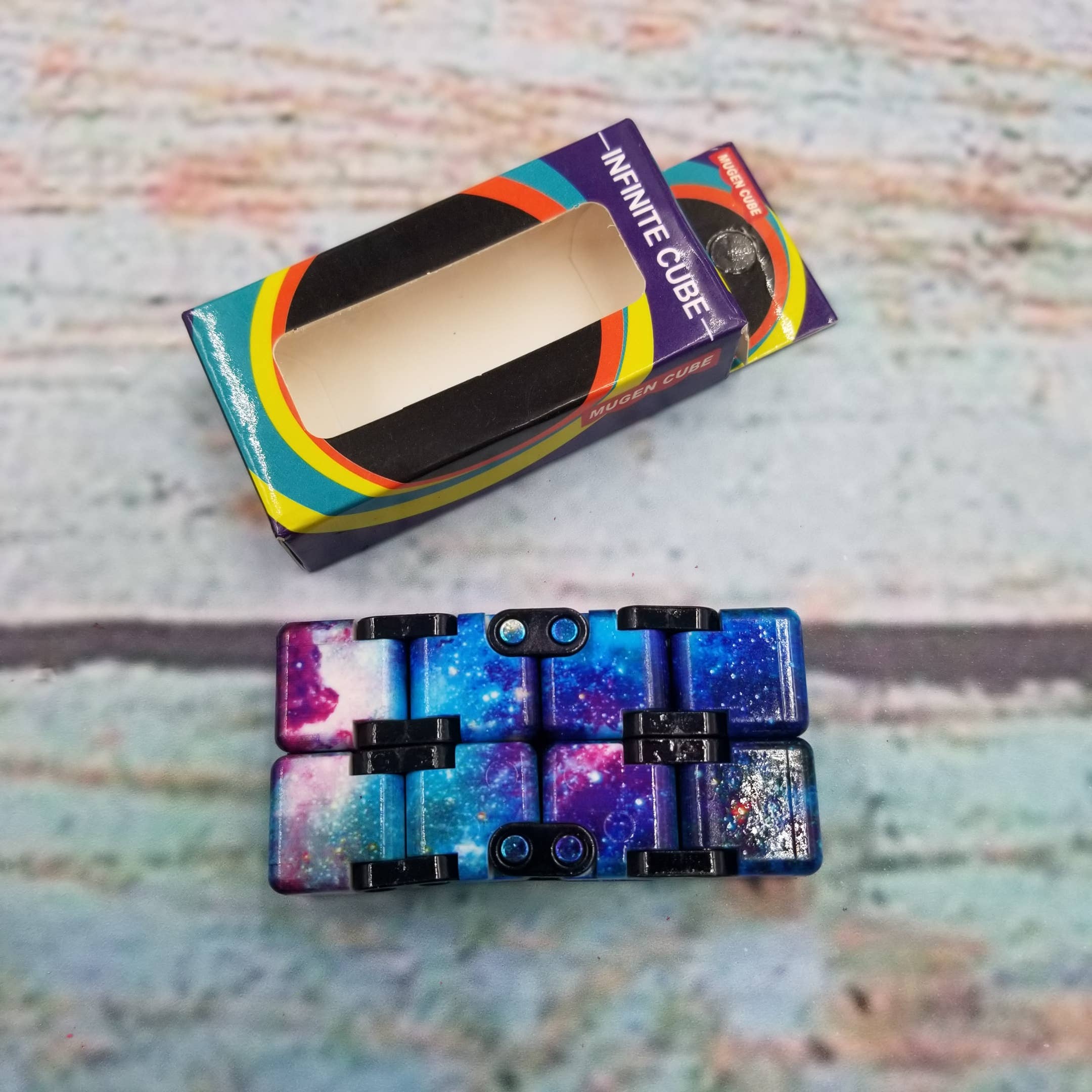 Infinite Cube Fidget Toys: Light Orange