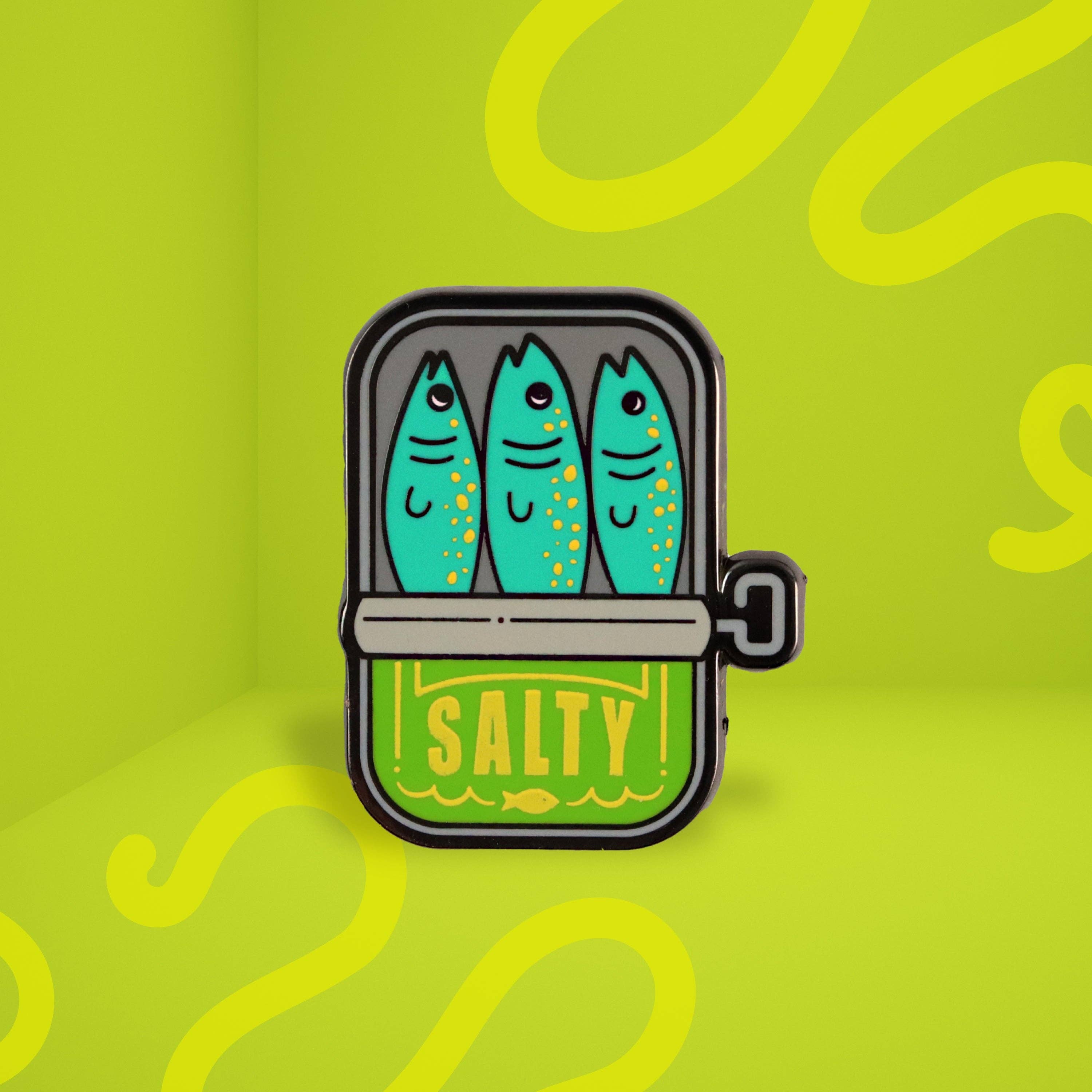 Salty Sardines Hard Enamel Pin