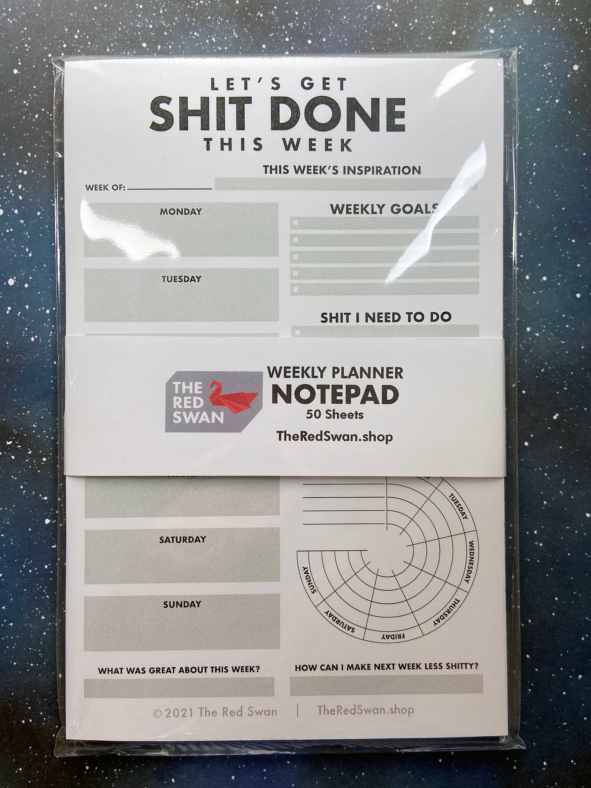 Let's Get Shit Done Weekly Planner