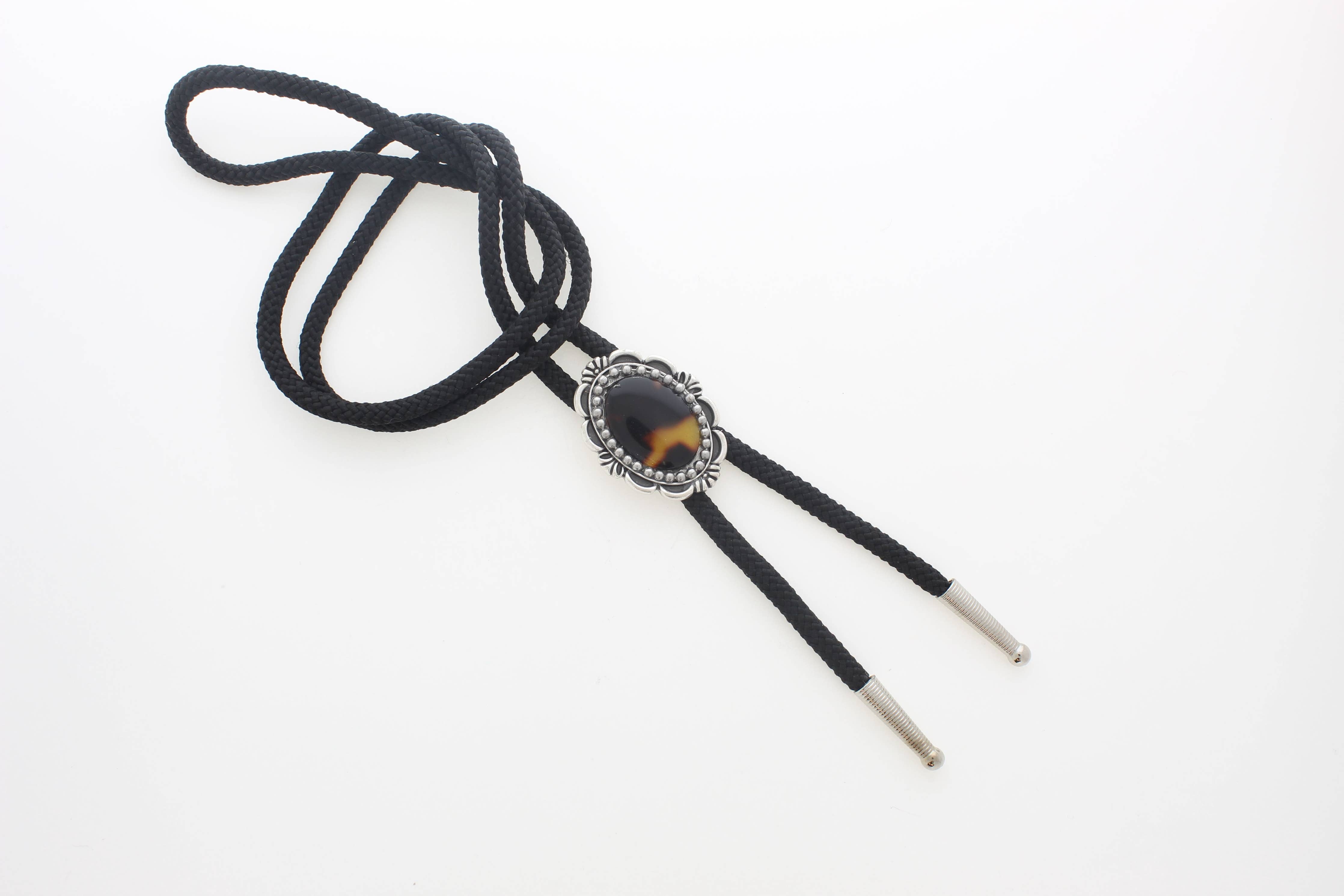 Amber Trail Bolo Tie