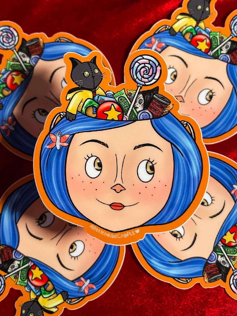 Coraline Pail Sticker