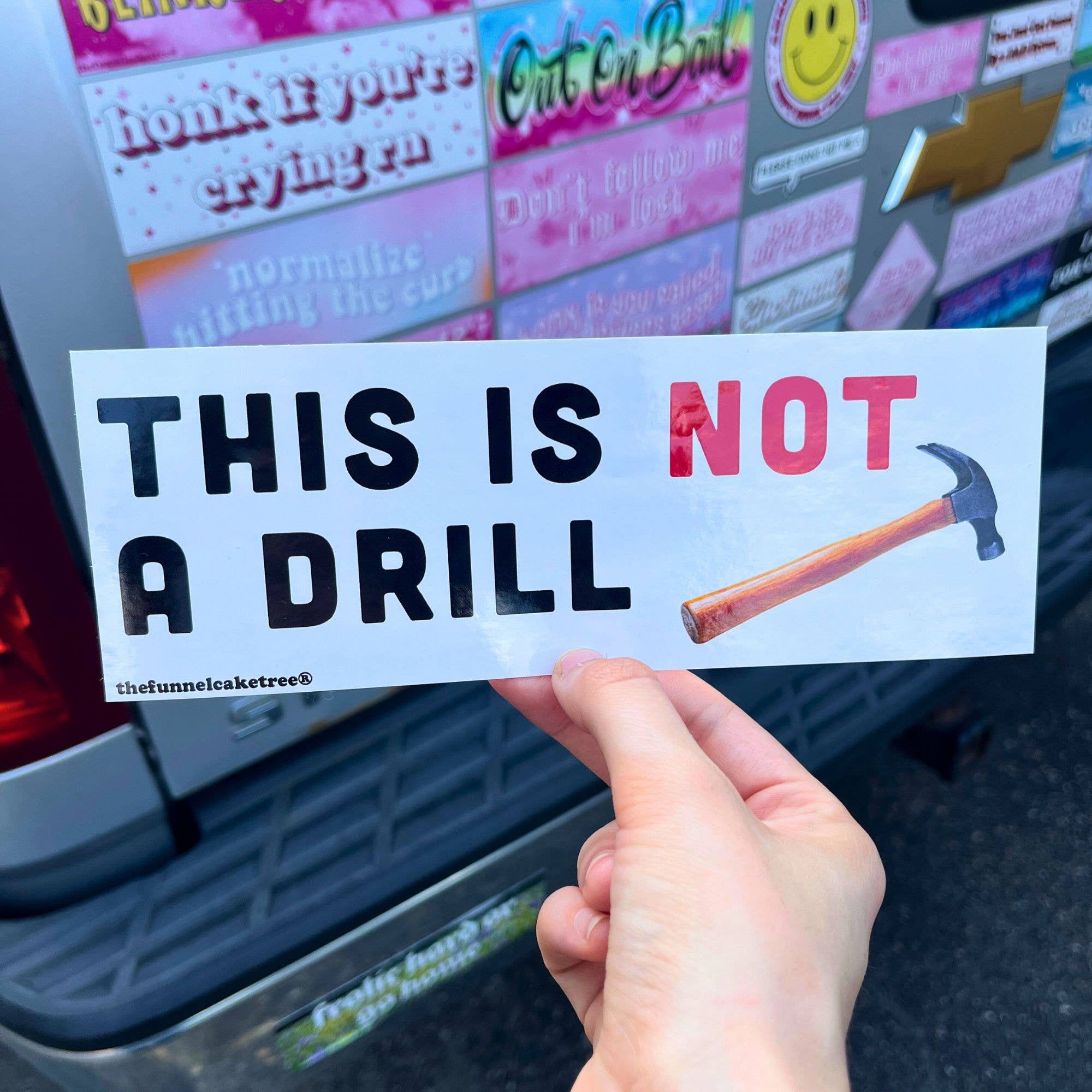 This Is Not A Drill - Waterproof Sticker