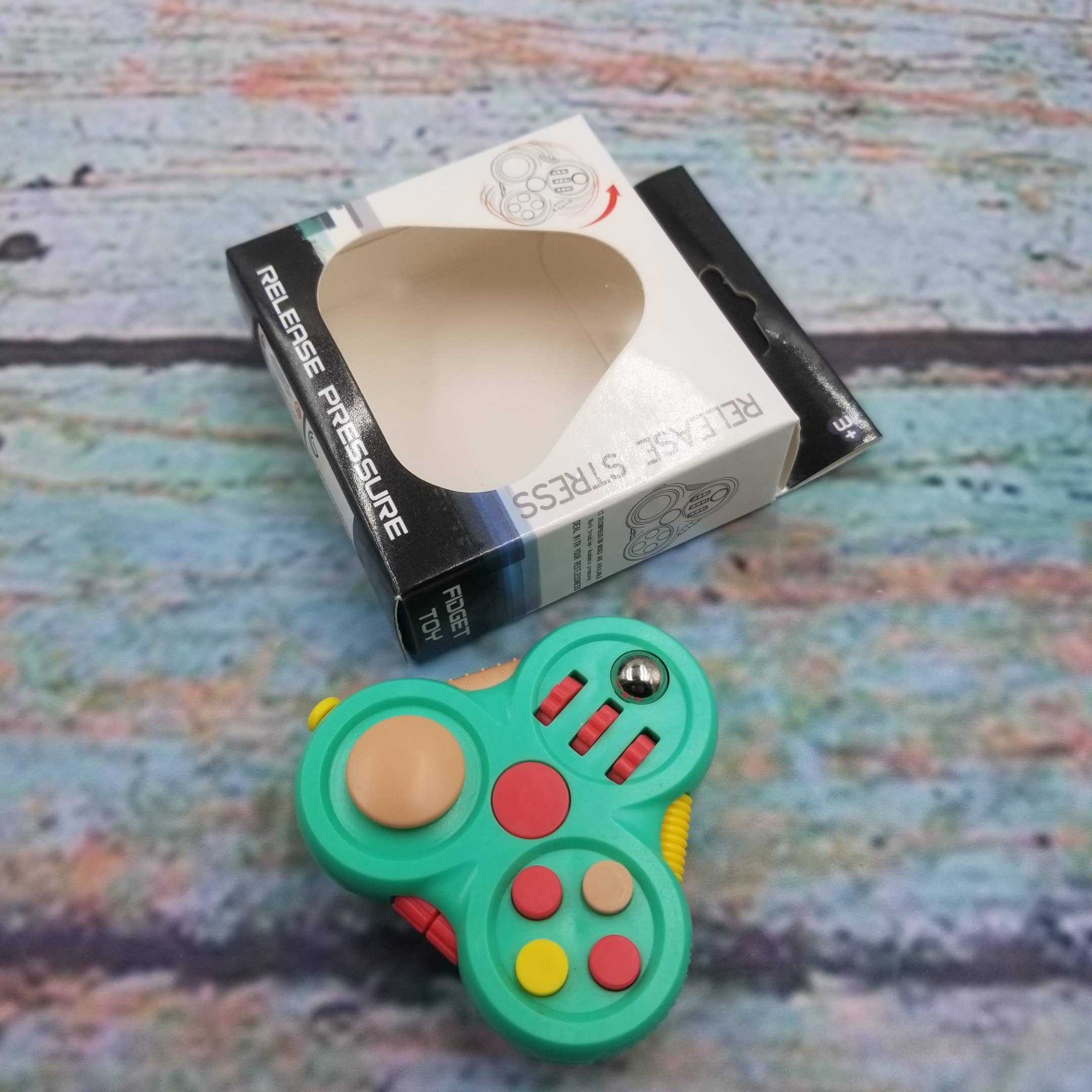 Fidget Pad Pelease Stress Fidget Toys: Green