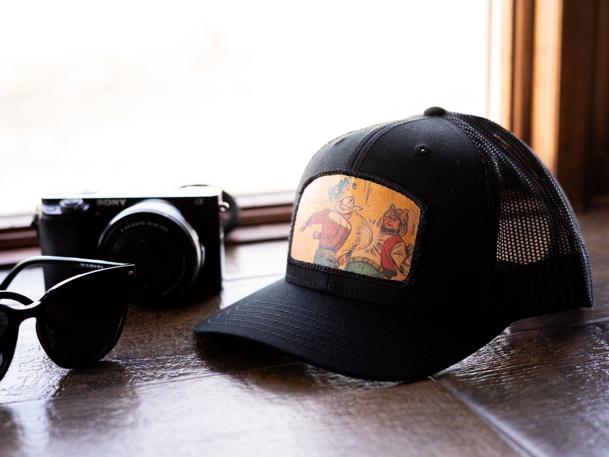 X Ray Vision Trucker Hat: Black