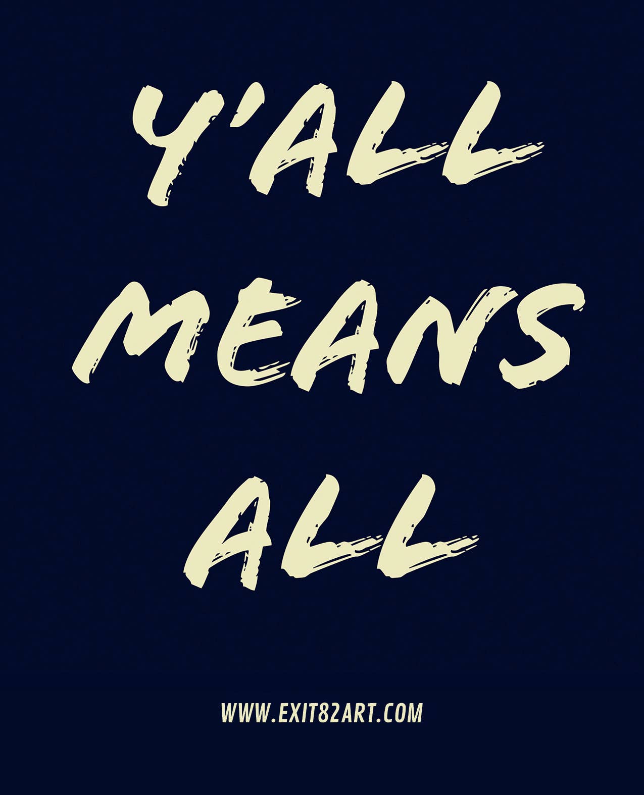 Y'all Means All  Collapsible Can Cooler