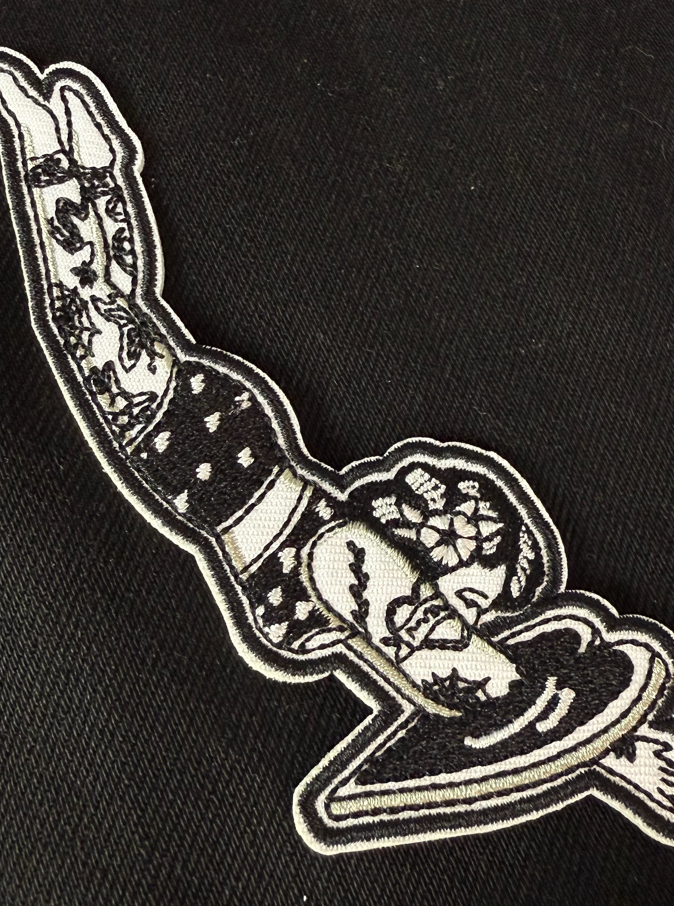 Diver Girl - Embroidered Iron-On Patch