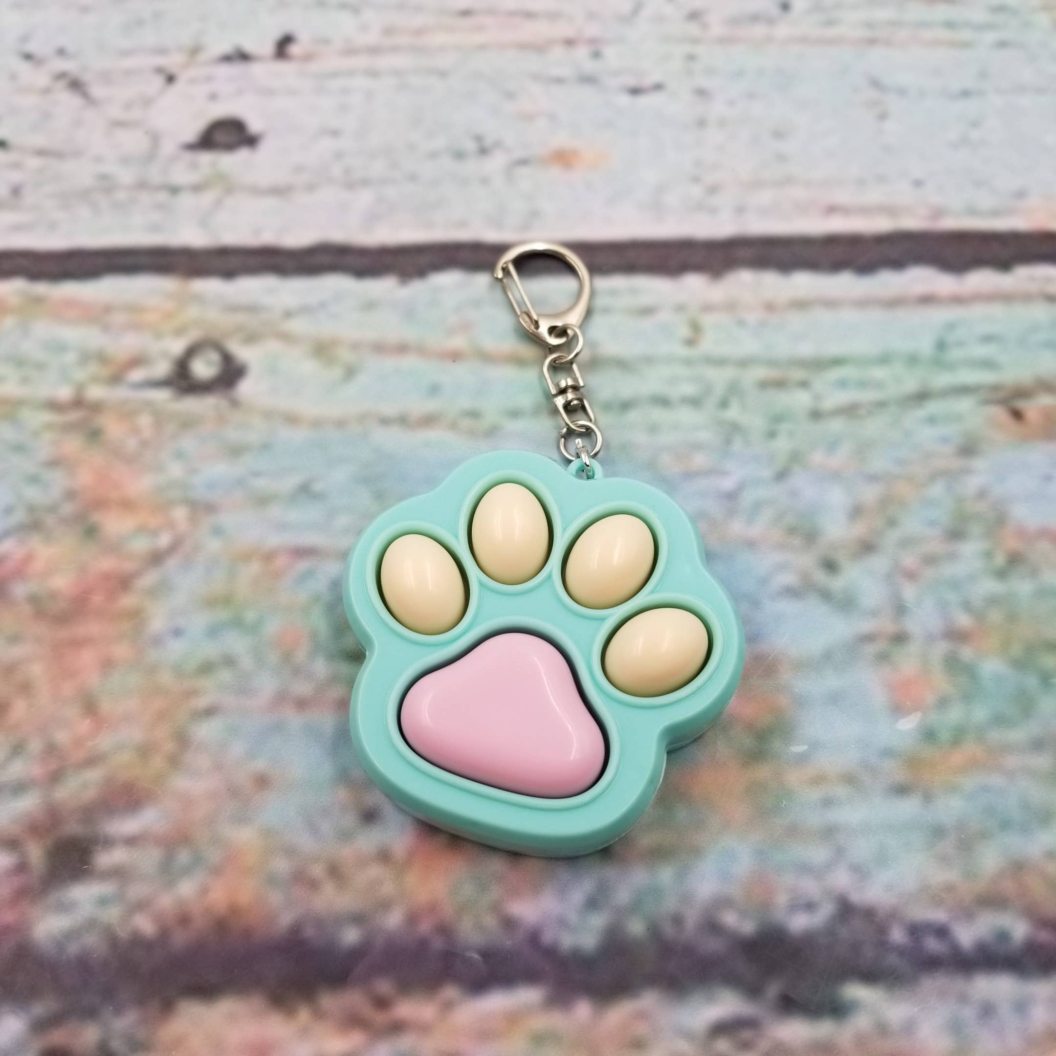 Cat Claw Button Keyboard Keychain Fidget Toys