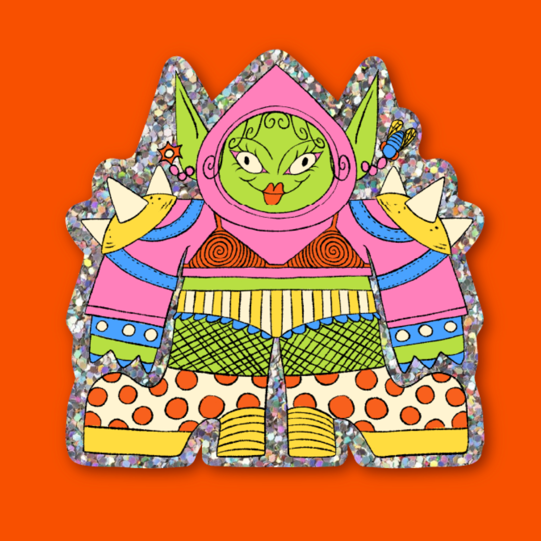Goblin Babe Sticker