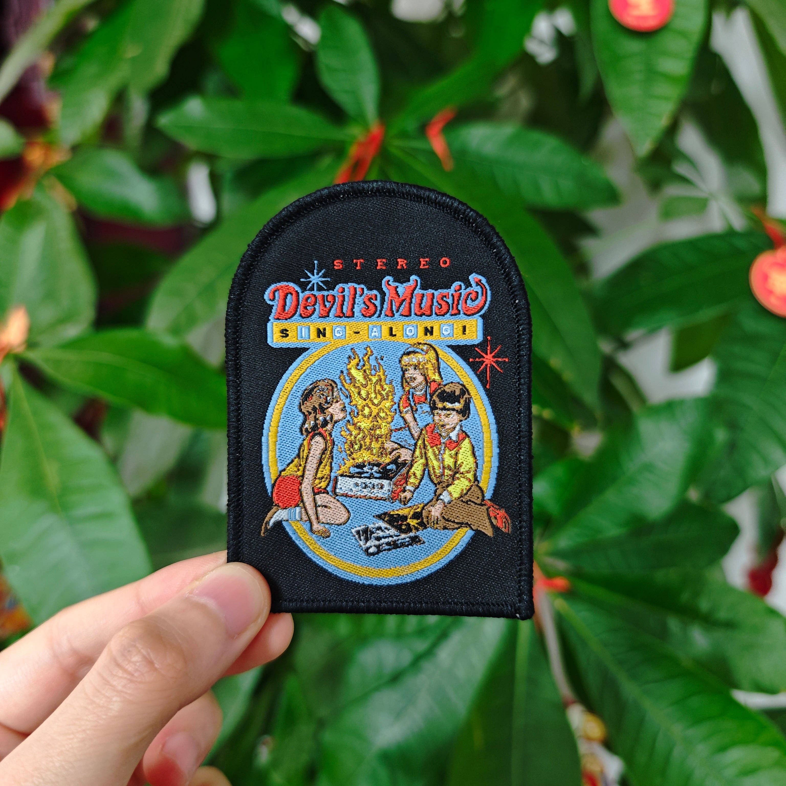 Devil's Music Sing-Along Iron-On Patch