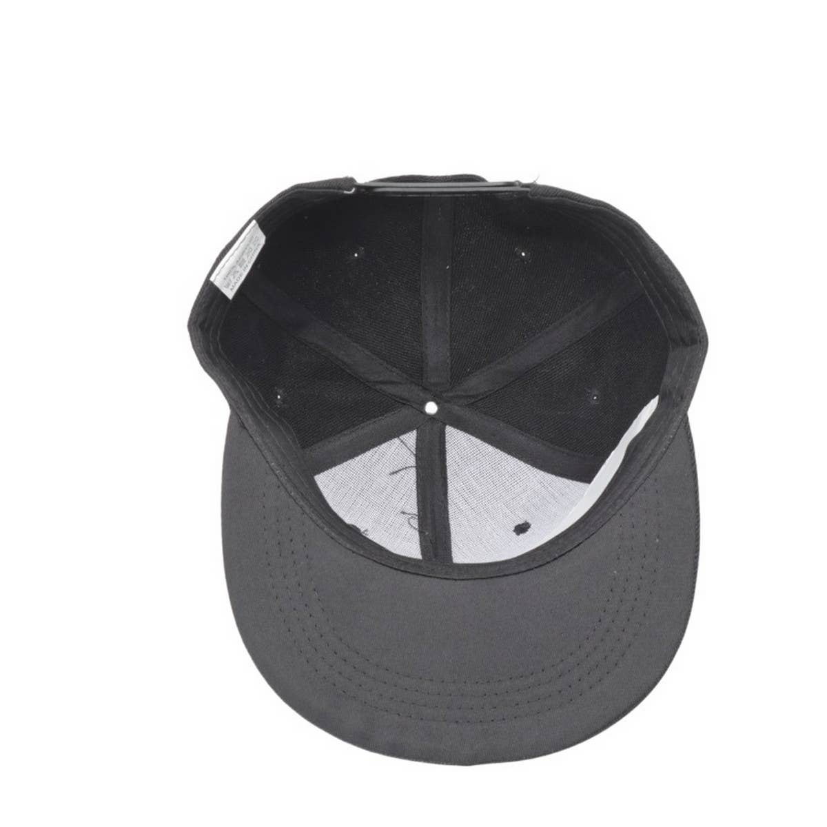 NEW SKULL FINGER EMBROIDERED BASEBALL CAP_CWAH1130: Black / (OS) 2