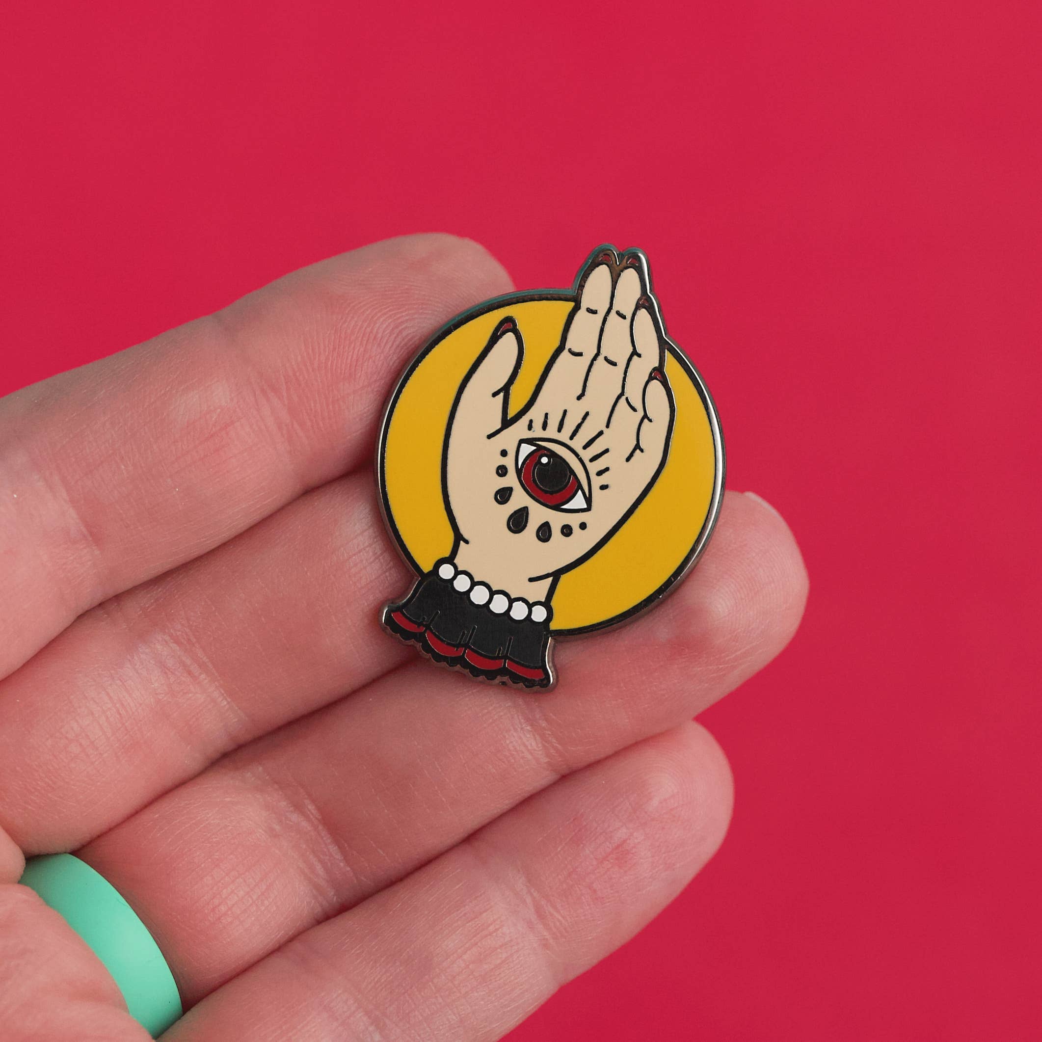 Mystic Hand Hard Enamel Lapel Pin