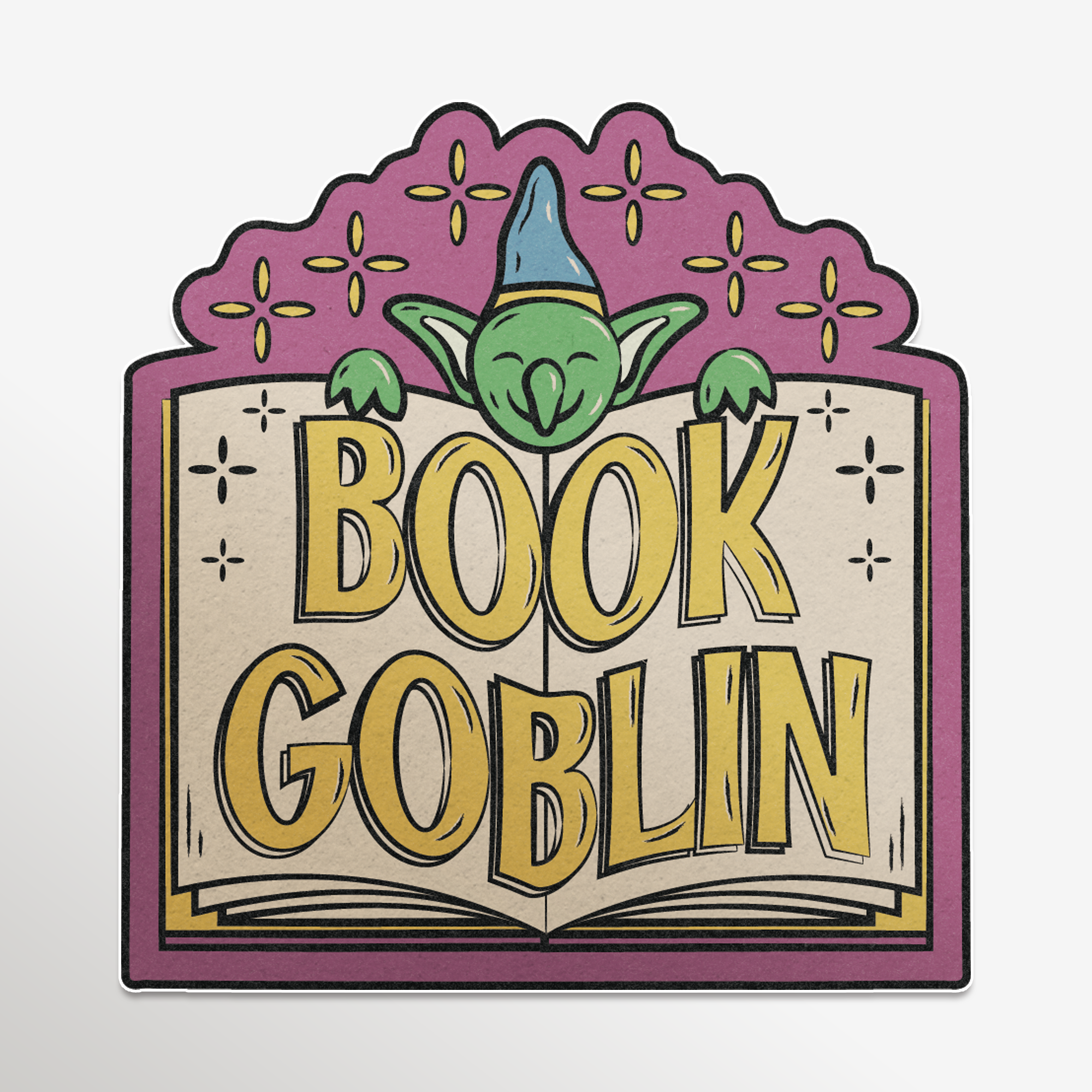 Book Goblin Stickers (booktok, funny sticker, bookstore