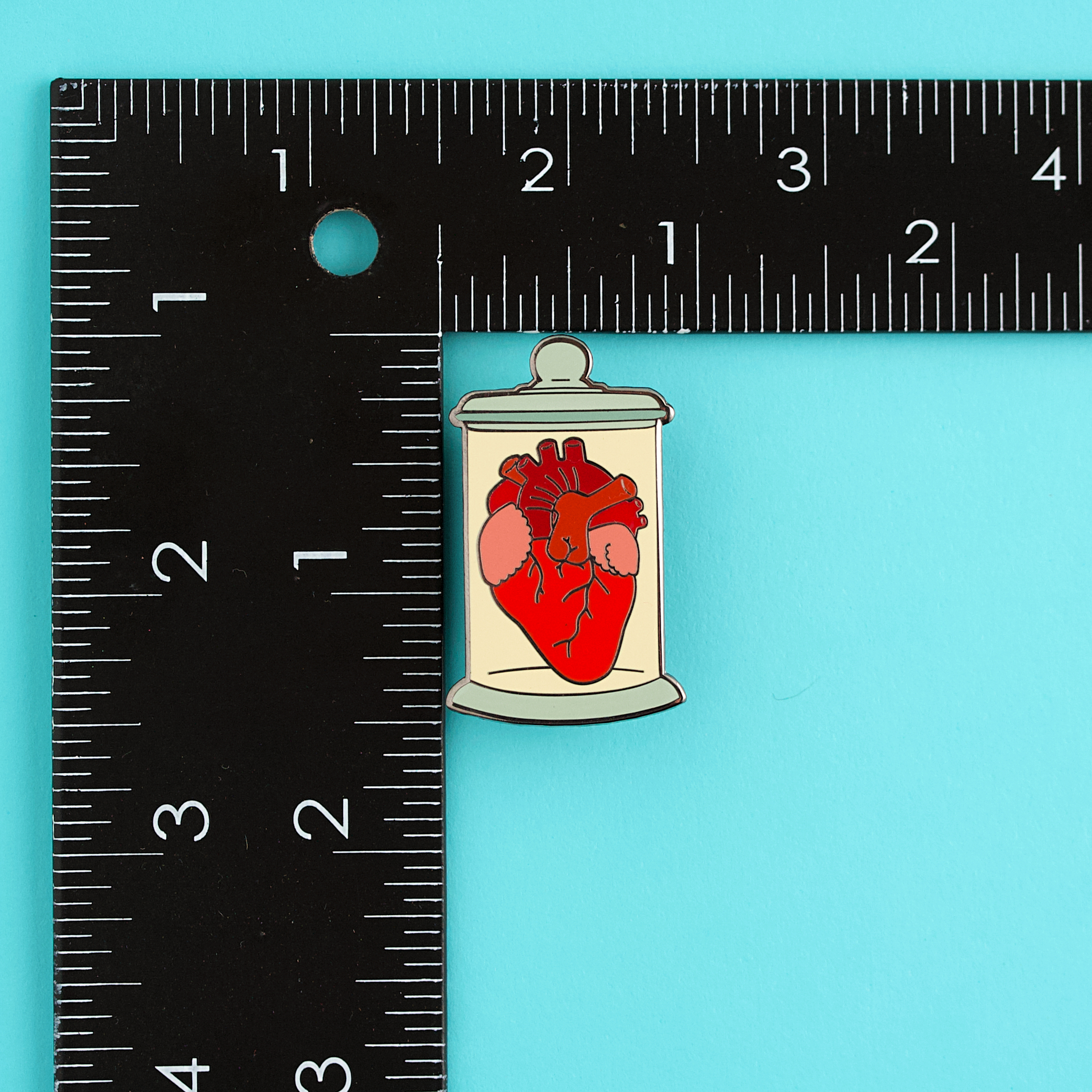Heart Jar Hard Enamel Pin