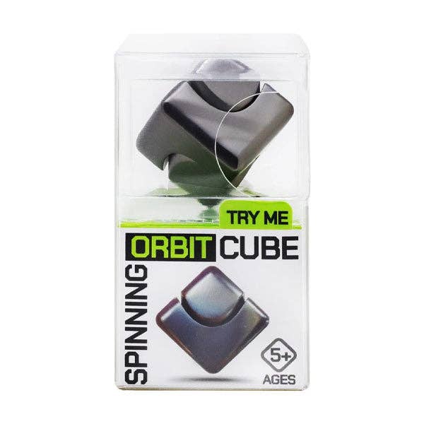 Spinning Metal Orbit Cube Fidget Toy