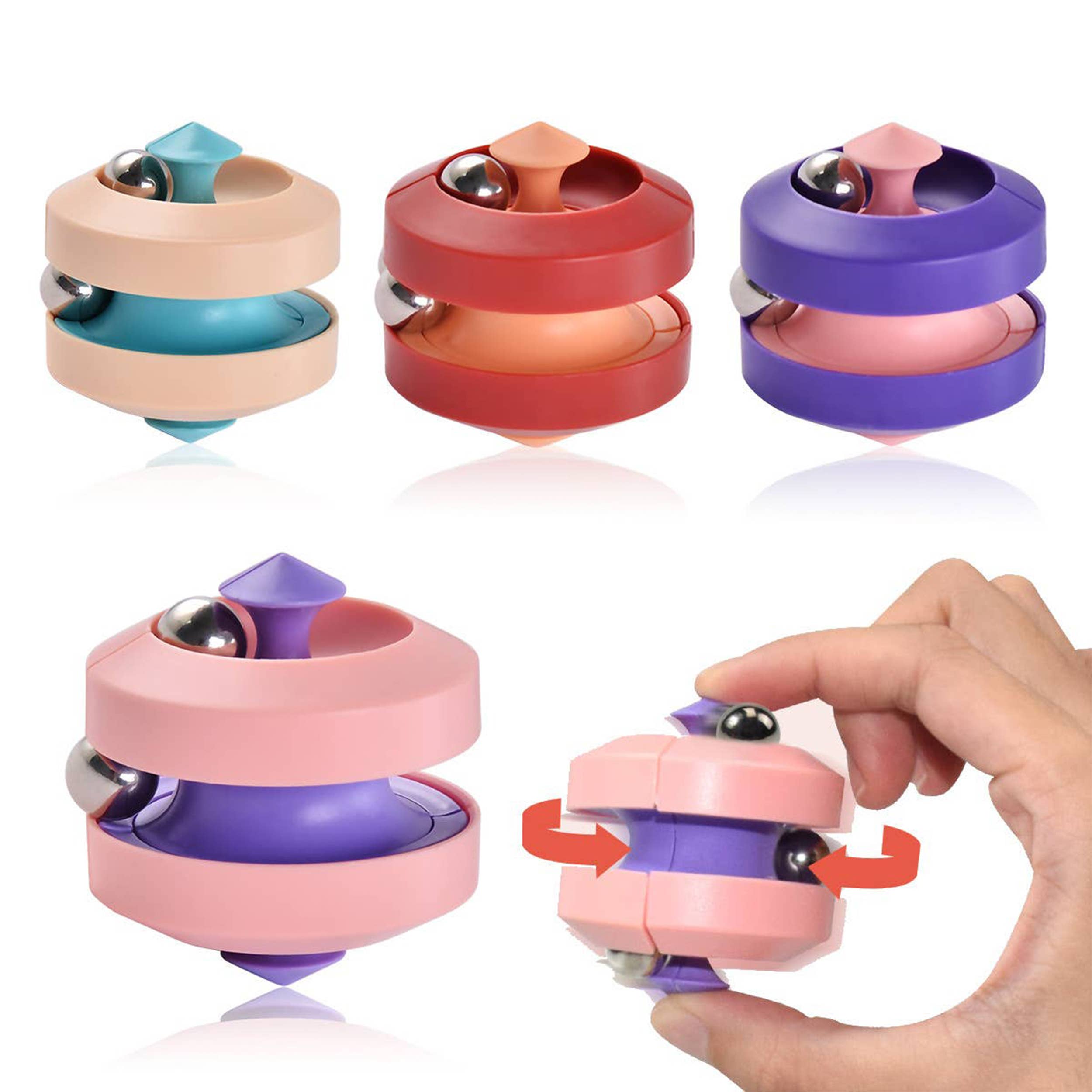 Rotating Pin Ball Fidget Spinner Toys