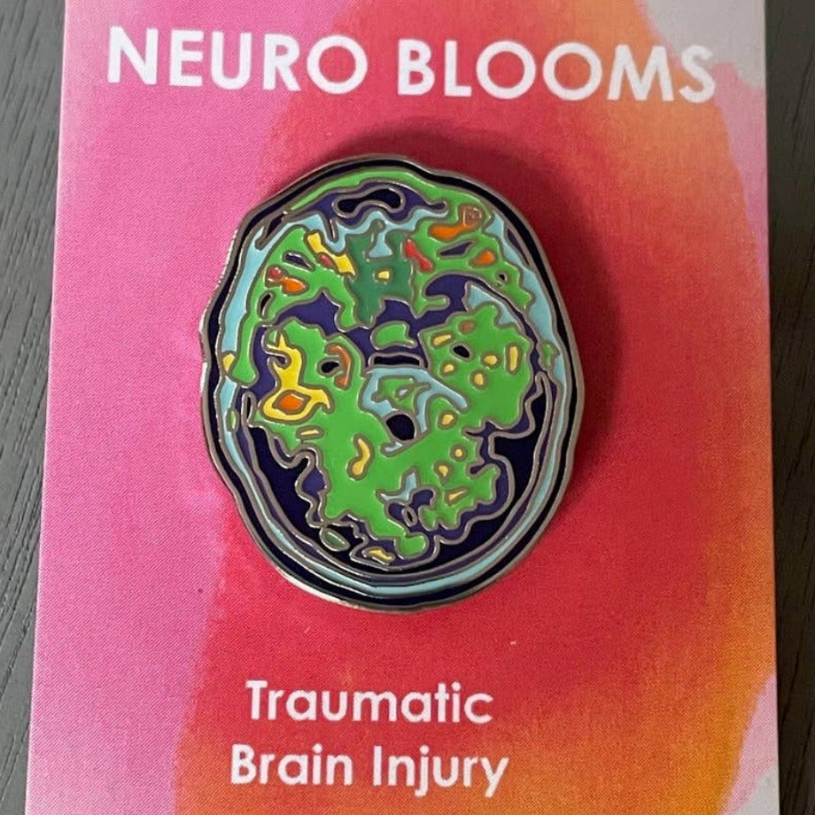 Traumatic Brain Injury Enamel Pins
