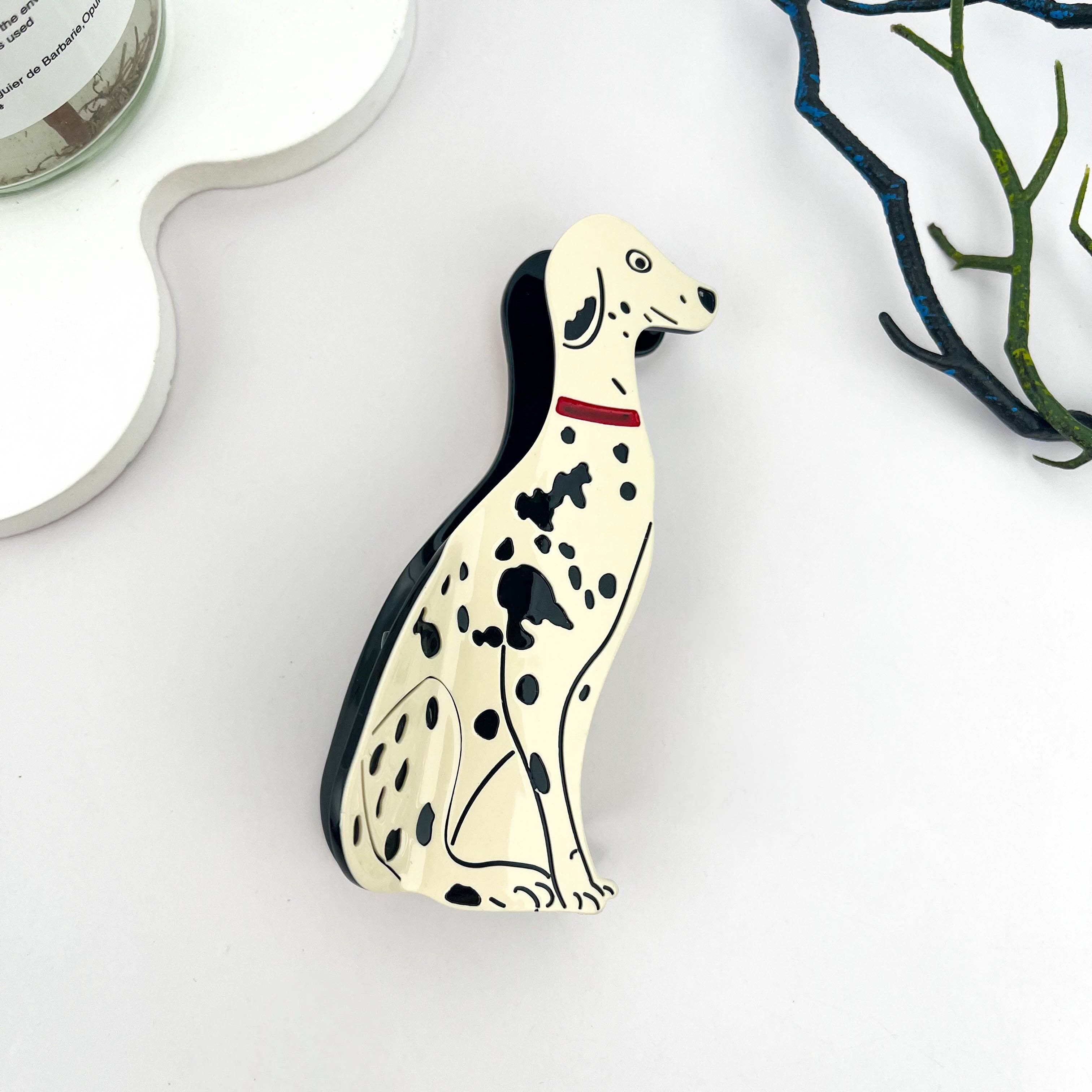 Creative Cool Dog Pack Acetate Hair Claw Clip
