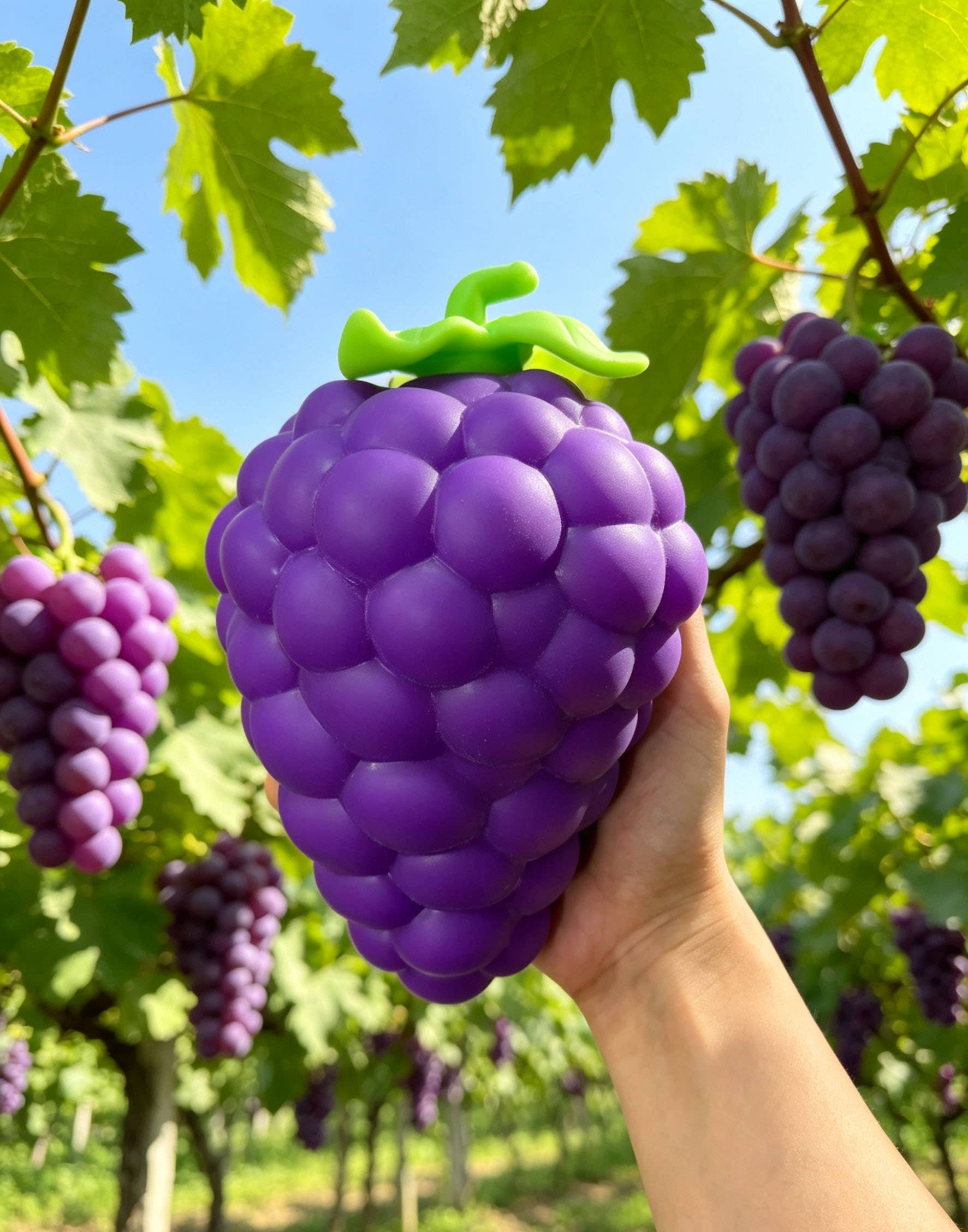 Jumbo Scented Grape Squishy Toy