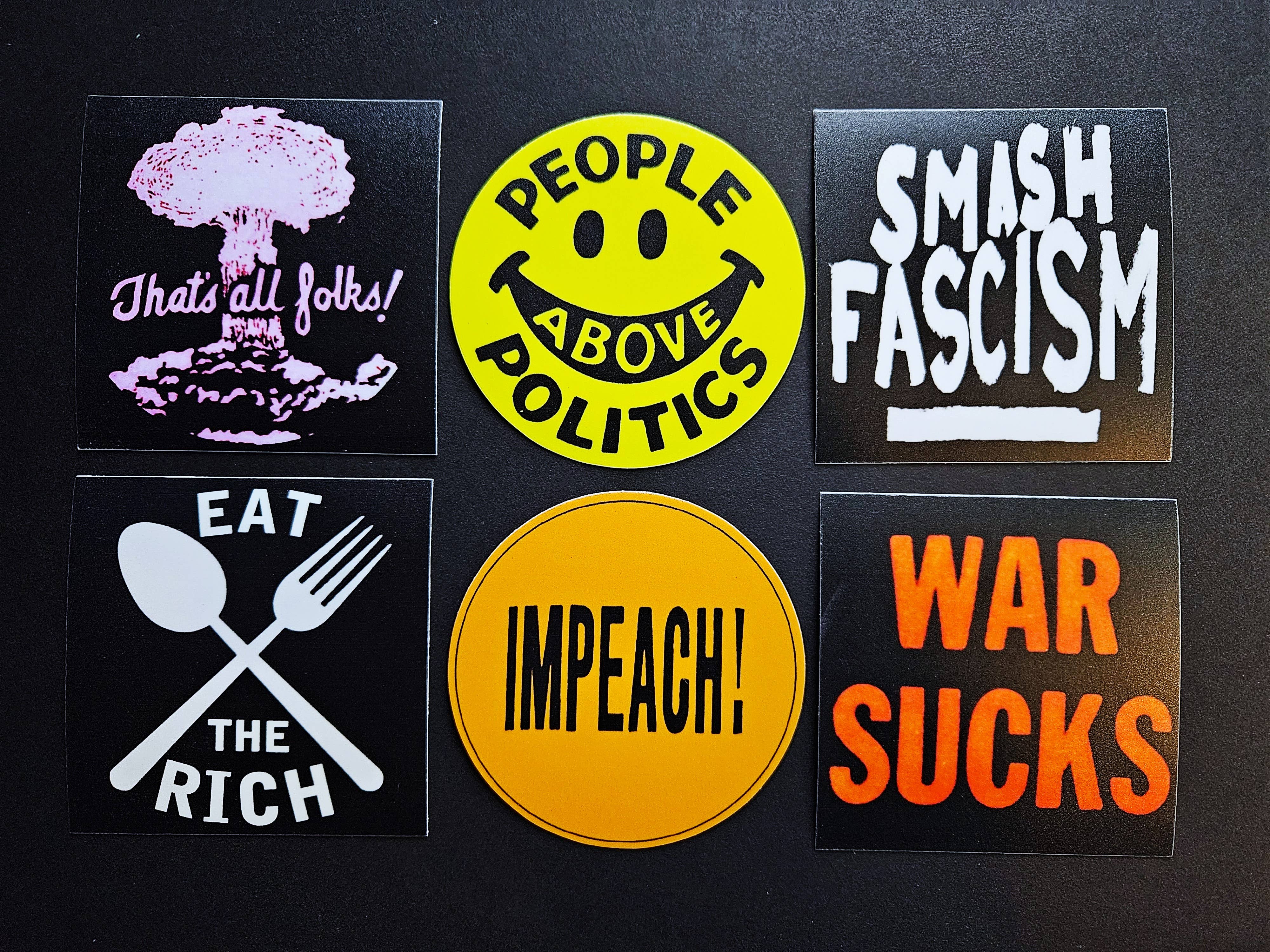 Eat the Rich 3inch Vinyl Sticker